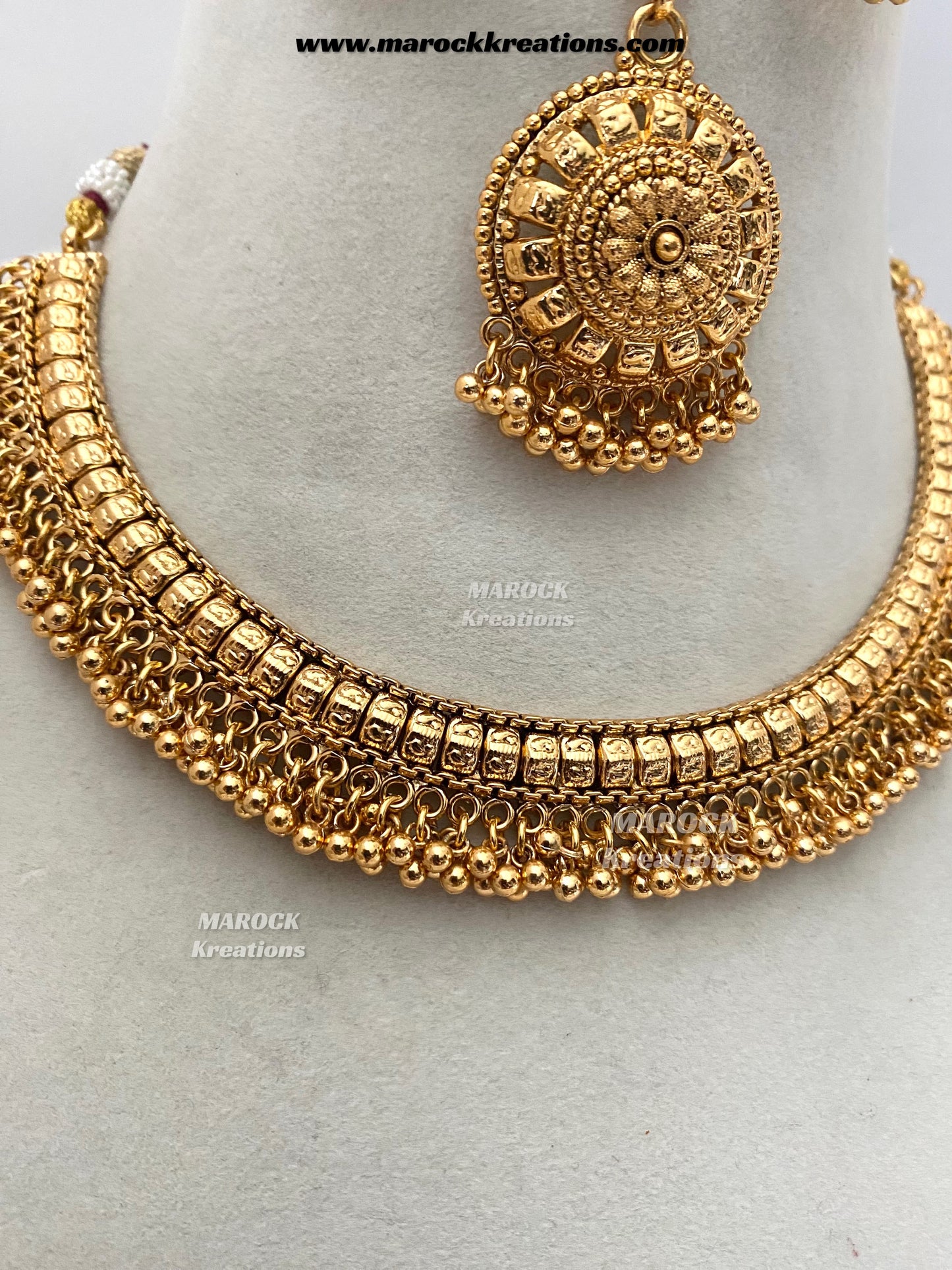 Anjali Gold plated Necklace set