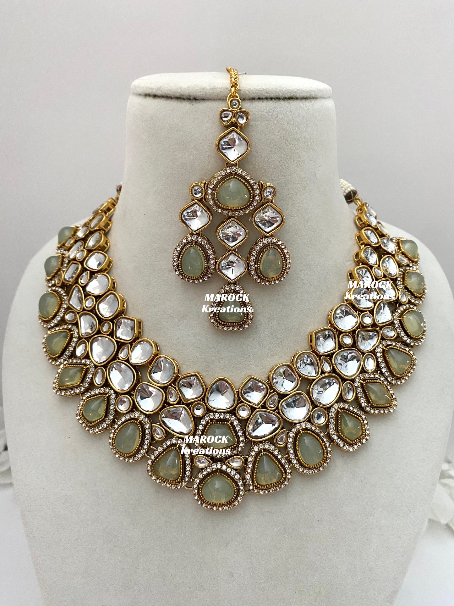 Patriza Sabyasachi inspired Premium Quality Kundan Statement Necklace set