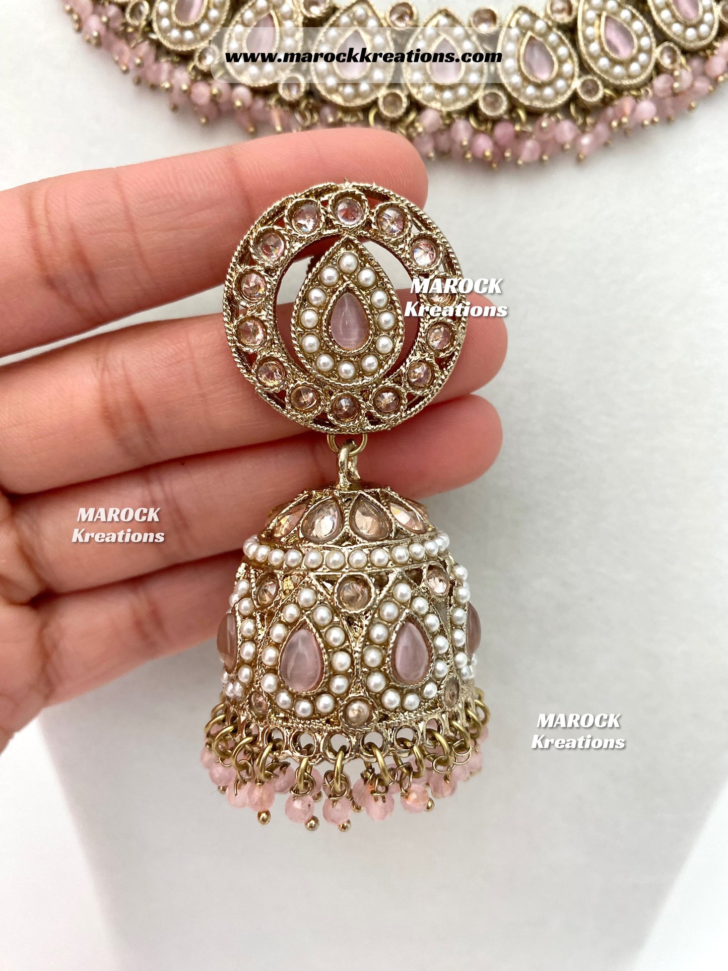 Tina Antique Polki Necklace set