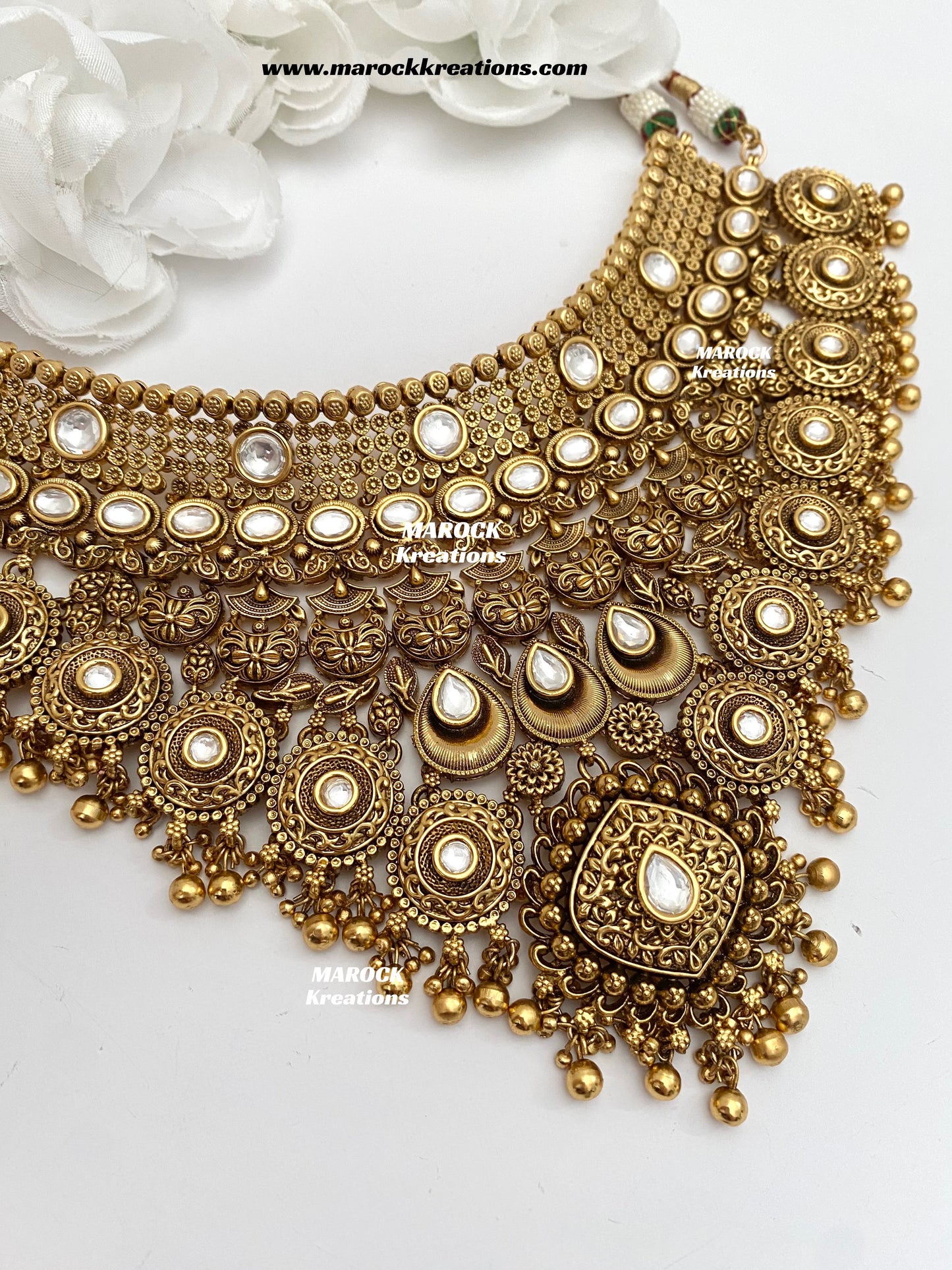Manara Premium Quality Gold Plated Bridal set