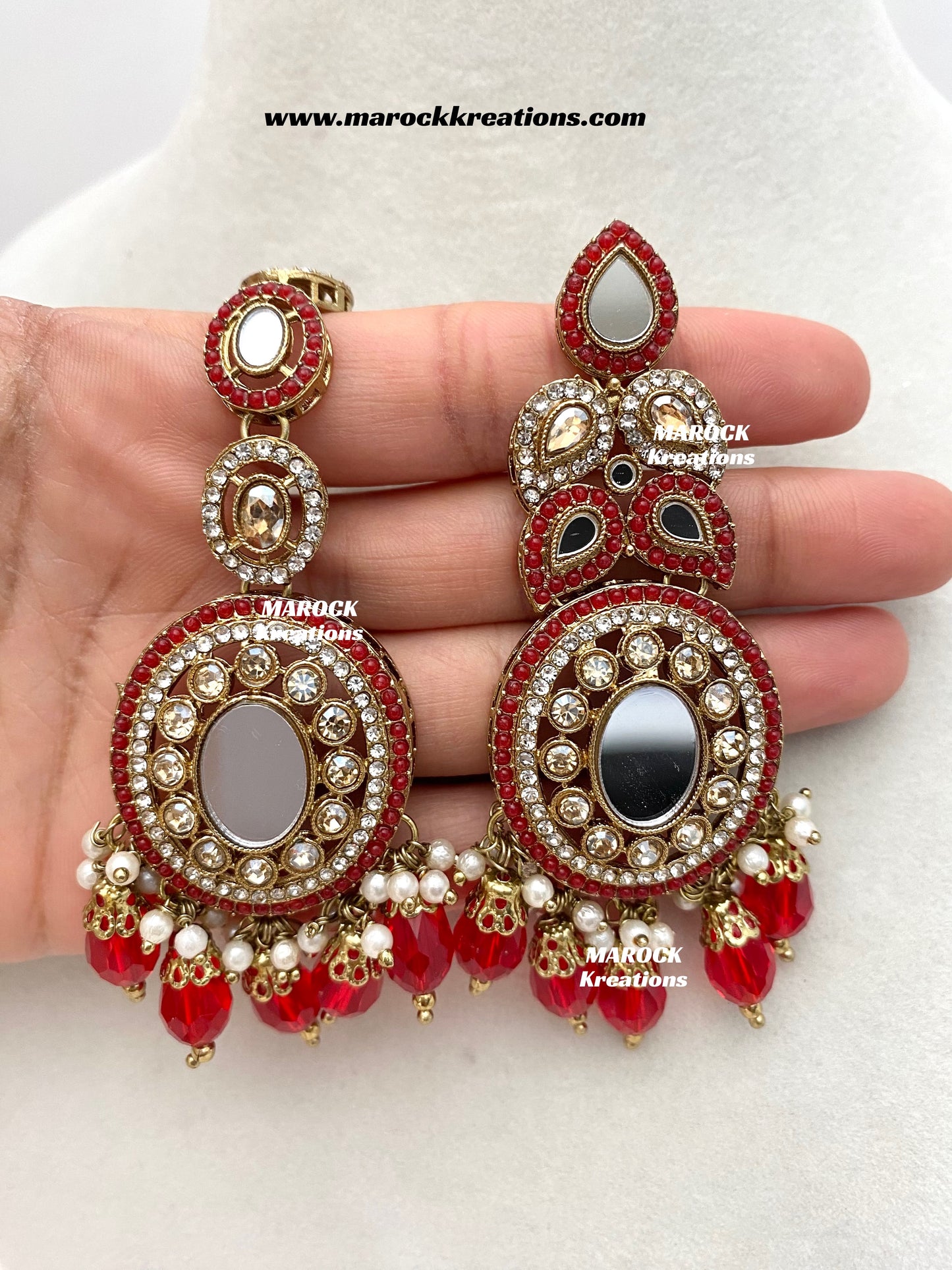 Resmin Premium Quality Mirror Choker set