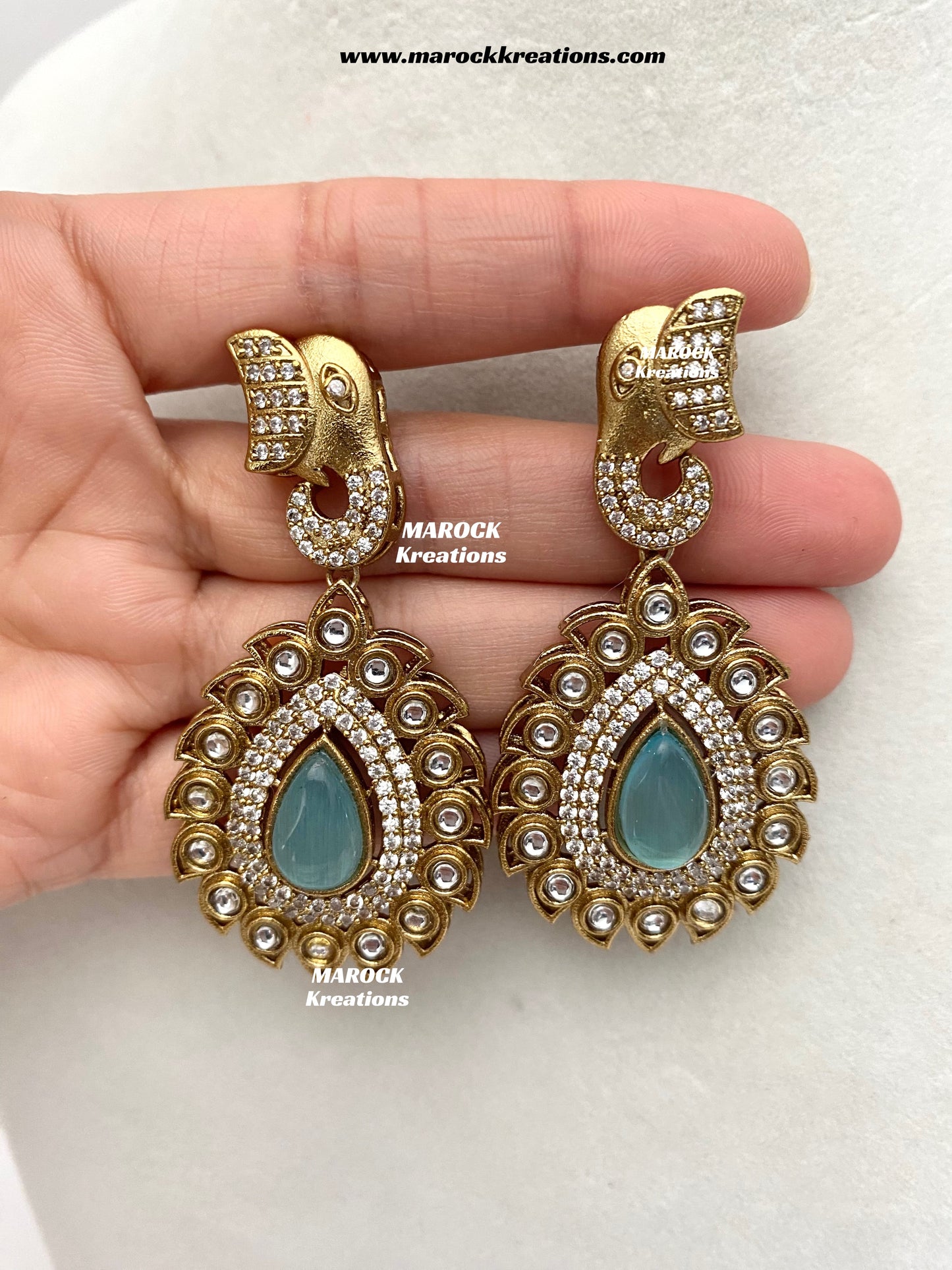Eshita Sabyasachi inspired Premium Quality Moissanite Kundan Statement Necklace set