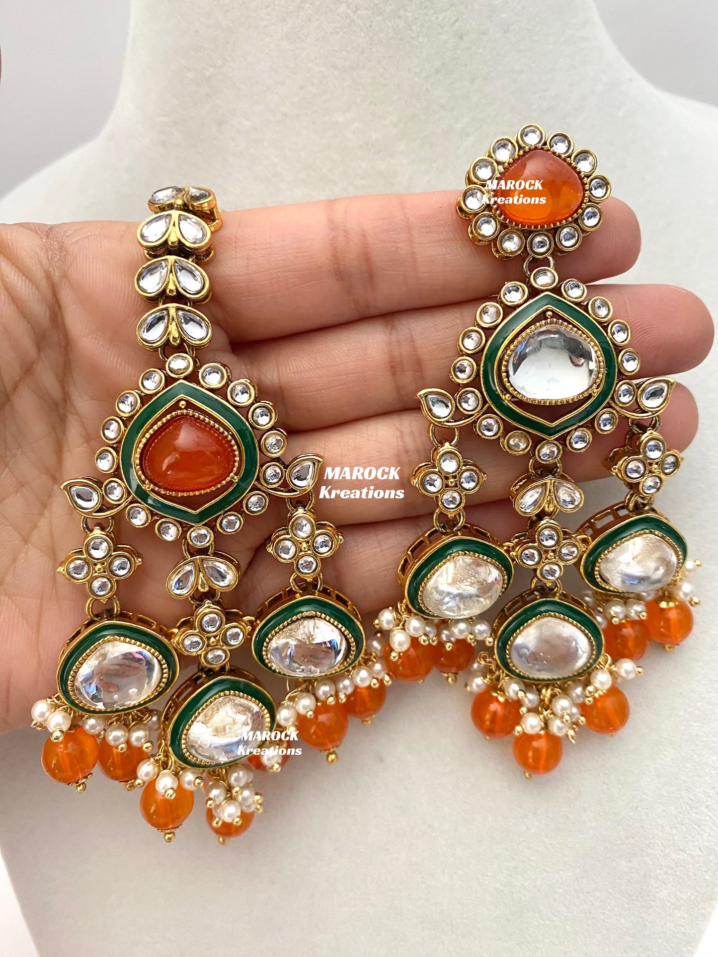 Connie Premium Quality Statement Kundan Necklace/Bridal set