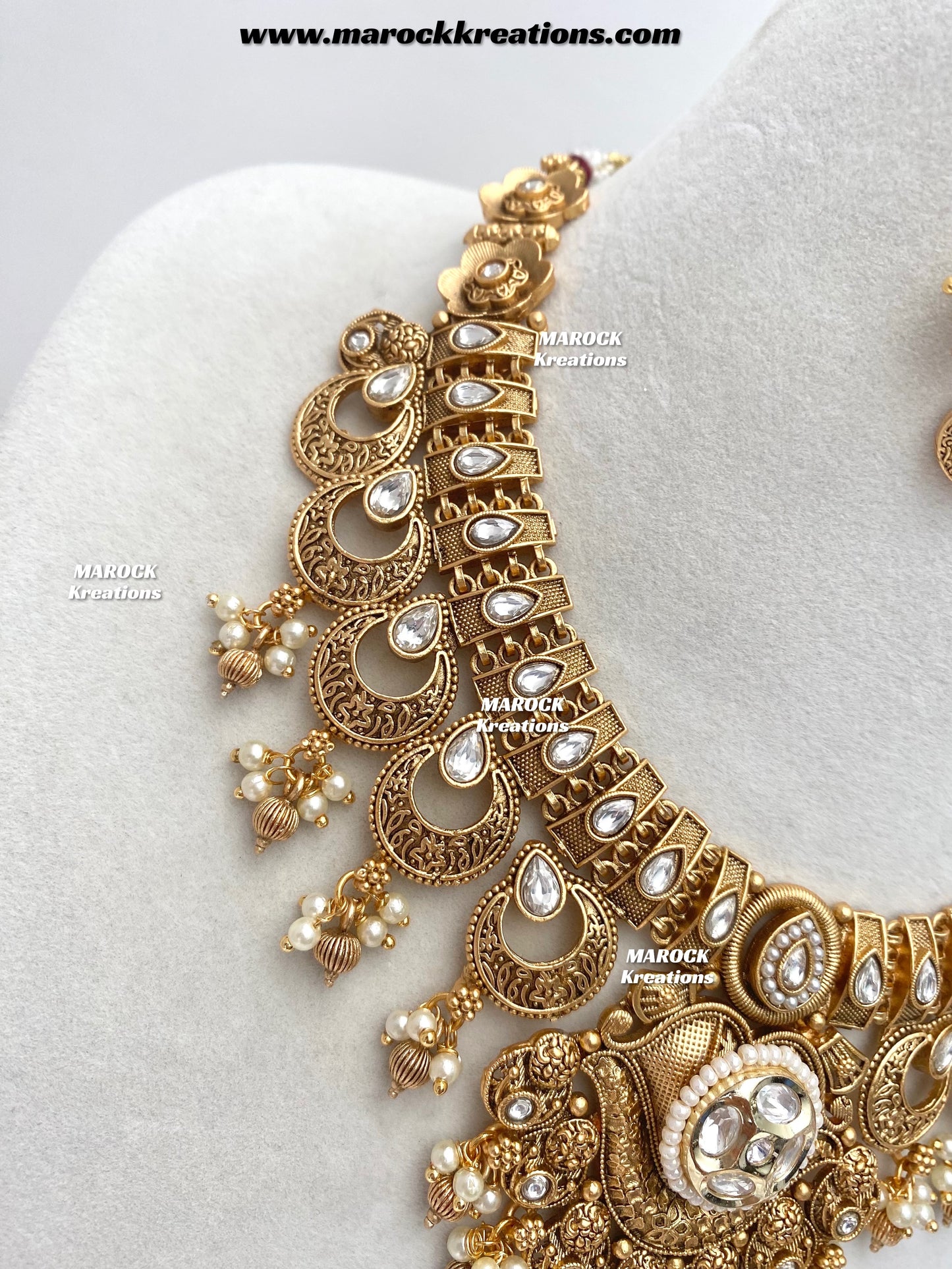 Swapna Gold Plated Necklace set