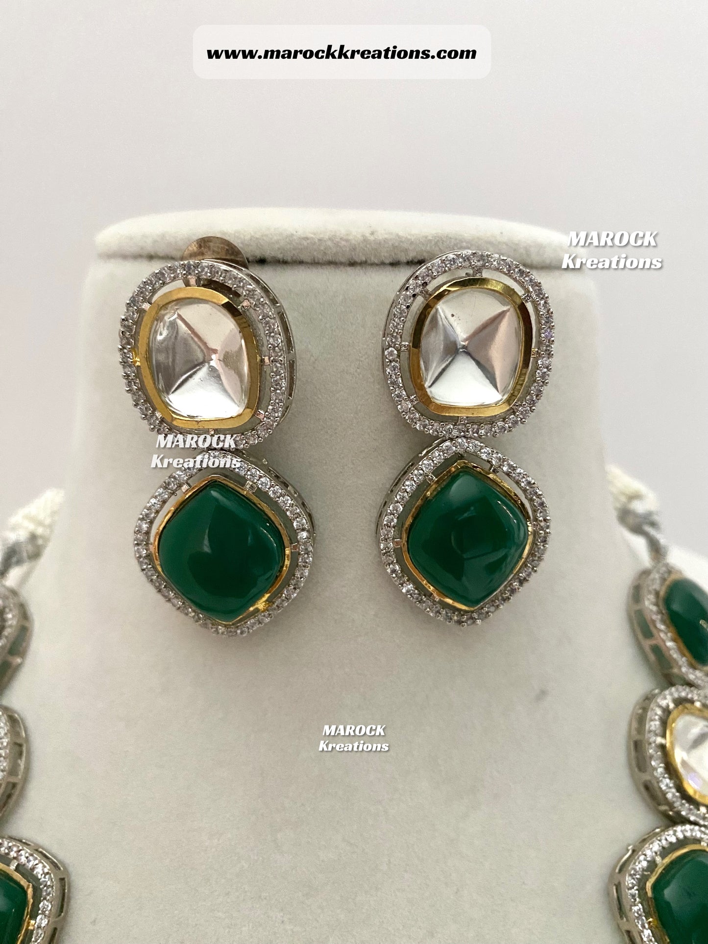 Premium Quality uncut Kundan Necklace set
