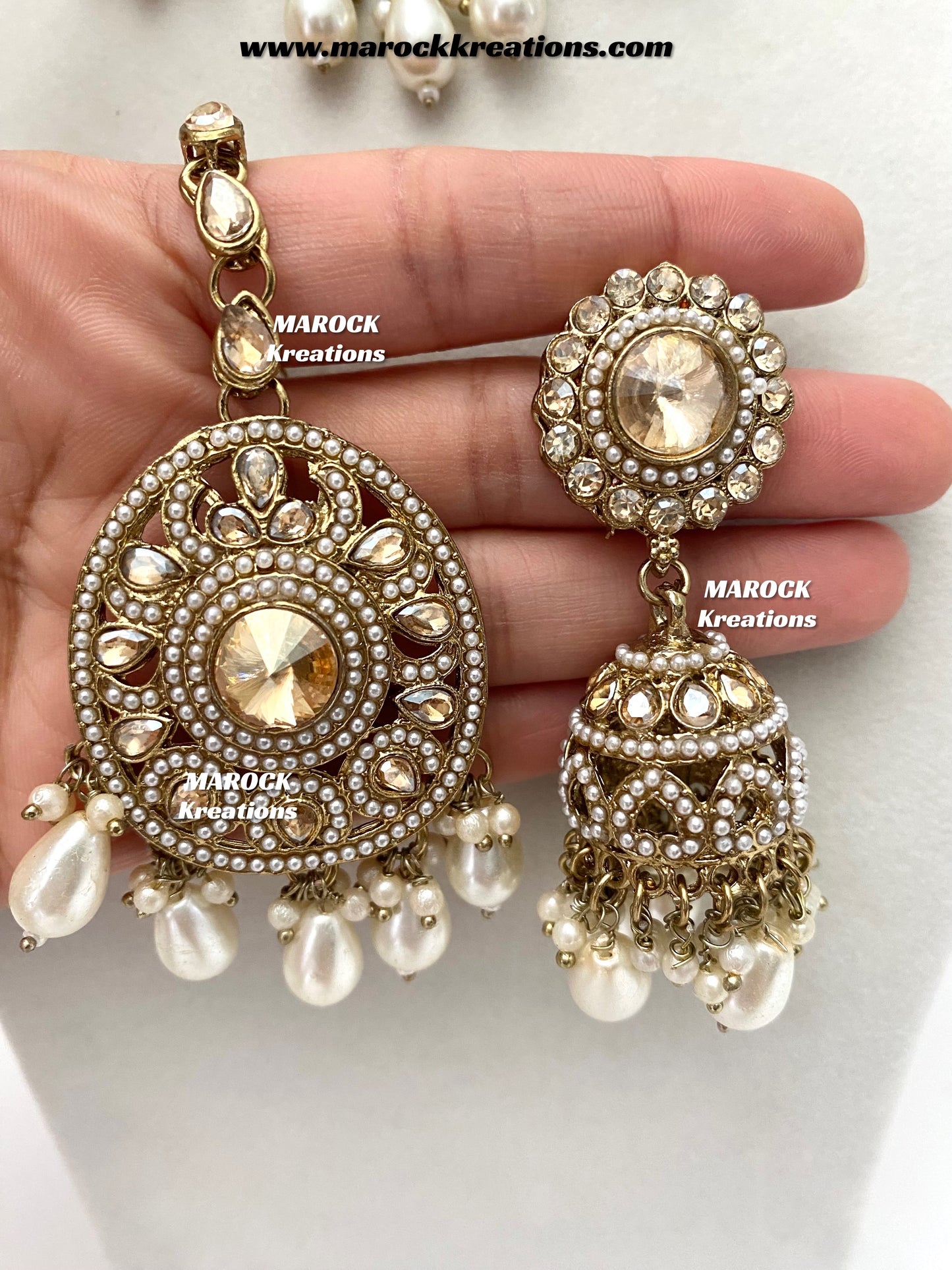Meghna Polki choker set