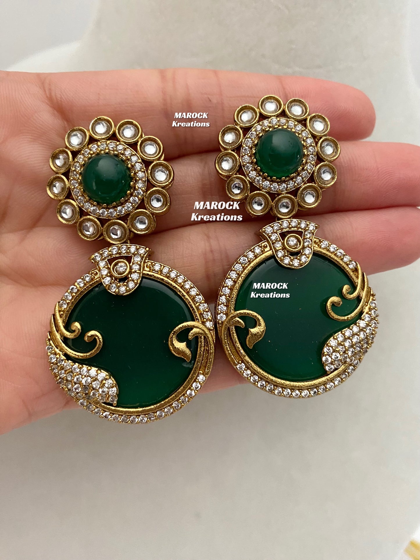 Haniya Sabyasachi inspired Premium Quality Moissanite Kundan Statement Necklace set