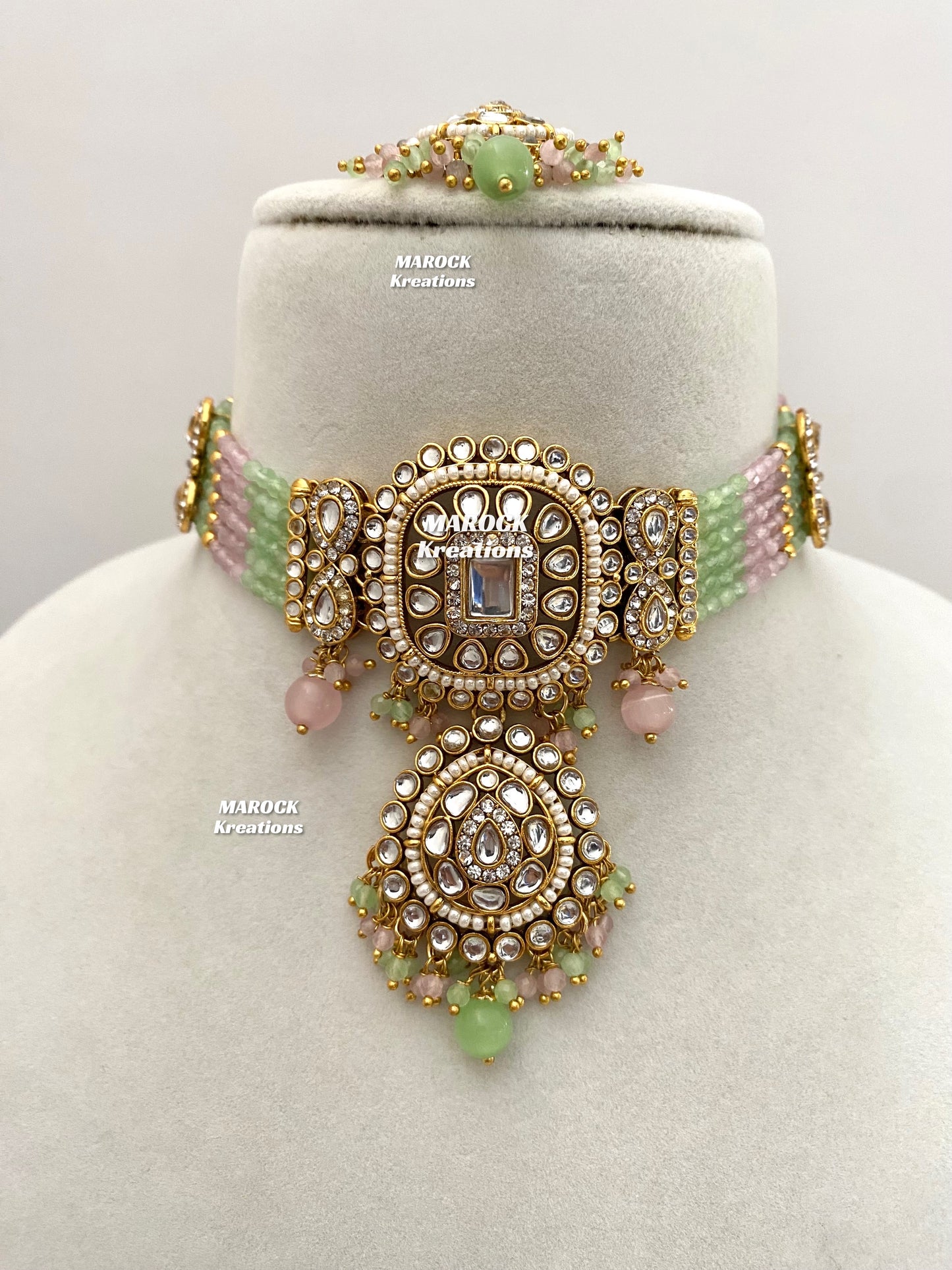 Simona Premium Quality Kundan Choker set