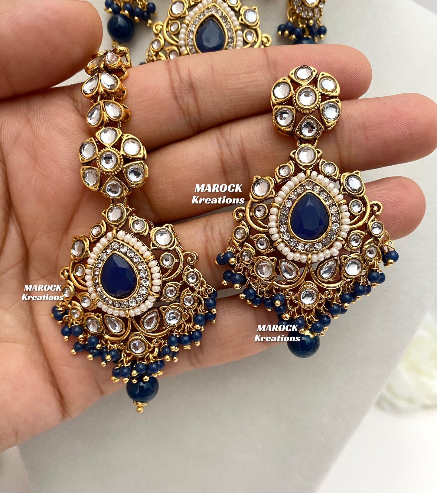 Mahima Premium Quality Kundan Choker set