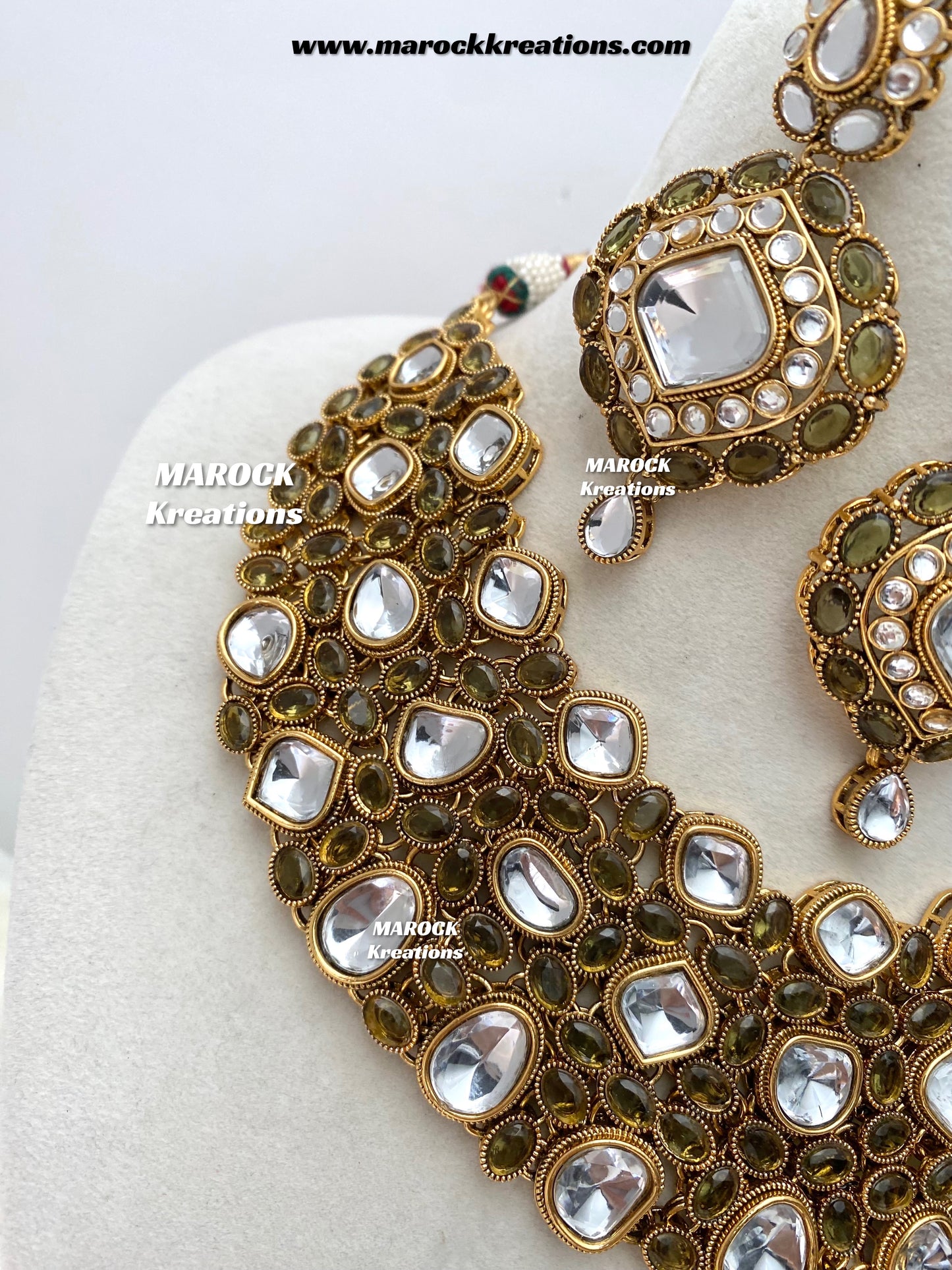 Roksana Sabyasachi inspired Premium Quality Kundan Statement Necklace set