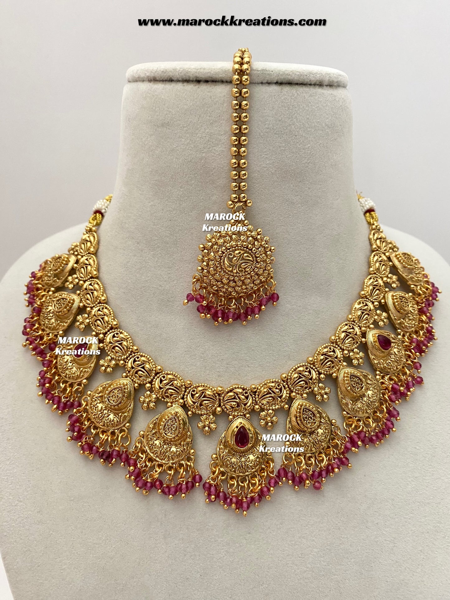 Lipika Premium Quality Gold Plated necklace set