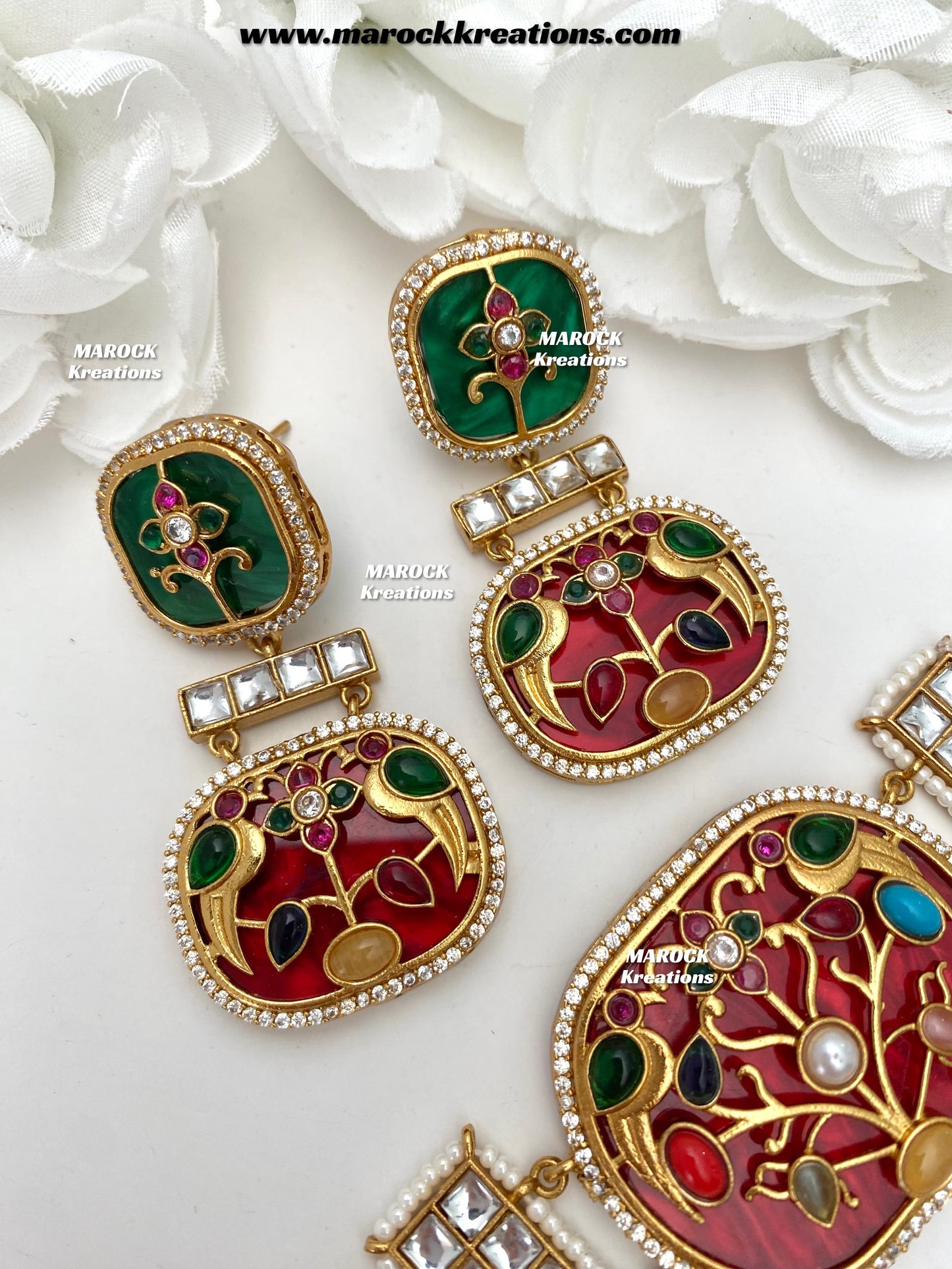 Swati Premium Quality sabyasachi inspired Statement kundan choker set
