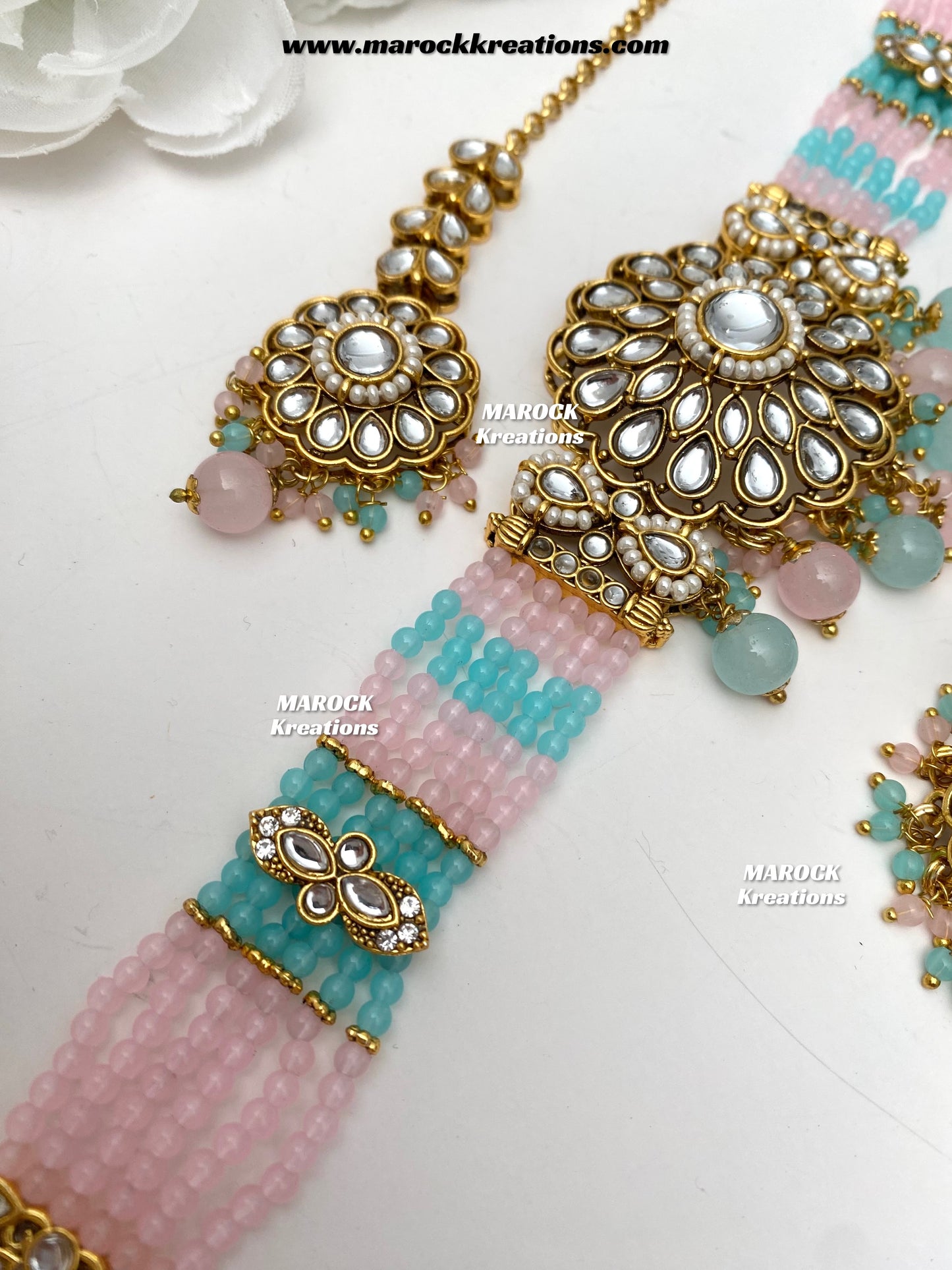 Ginni Premium Quality Kundan choker set