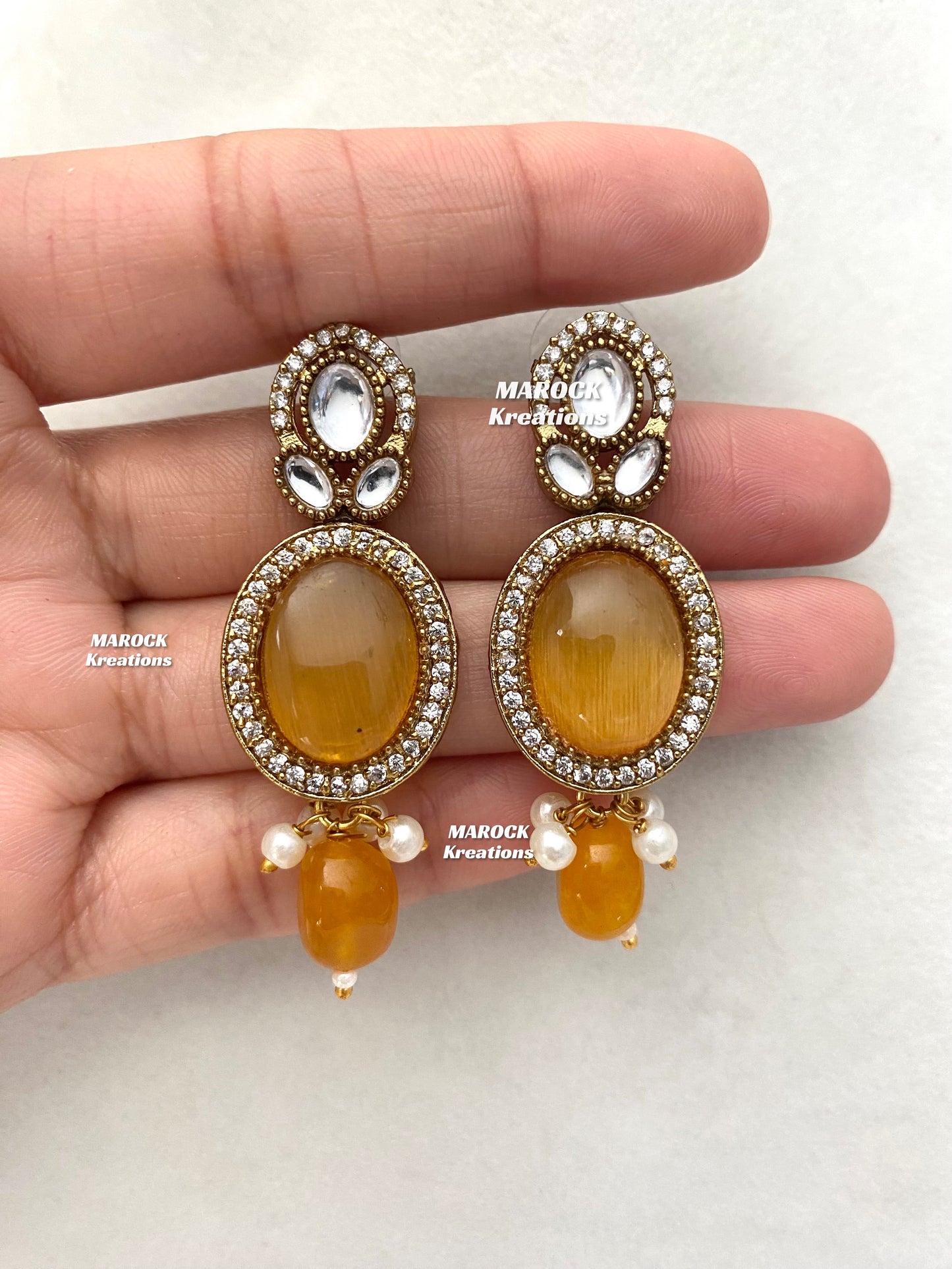 Danica Sabyasachi inspired Premium Quality Moissanite Kundan Statement Choker set