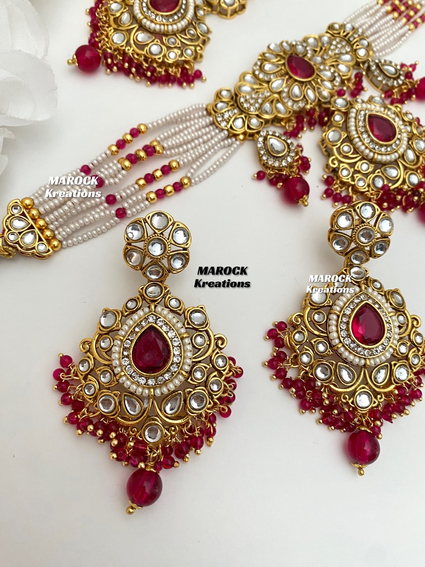 Mahima Premium Quality Kundan Choker set