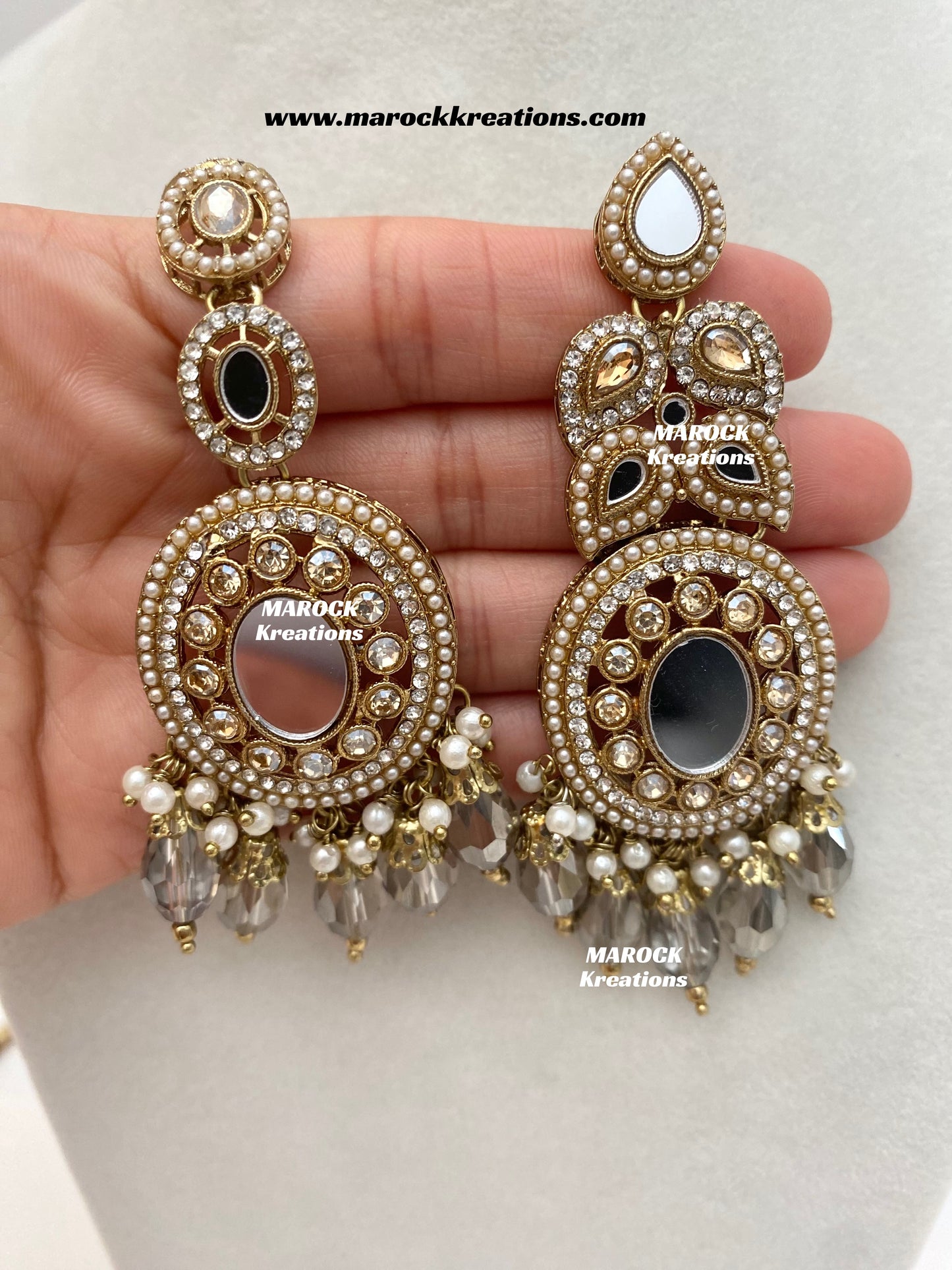 Resmin Premium Quality Mirror Choker set