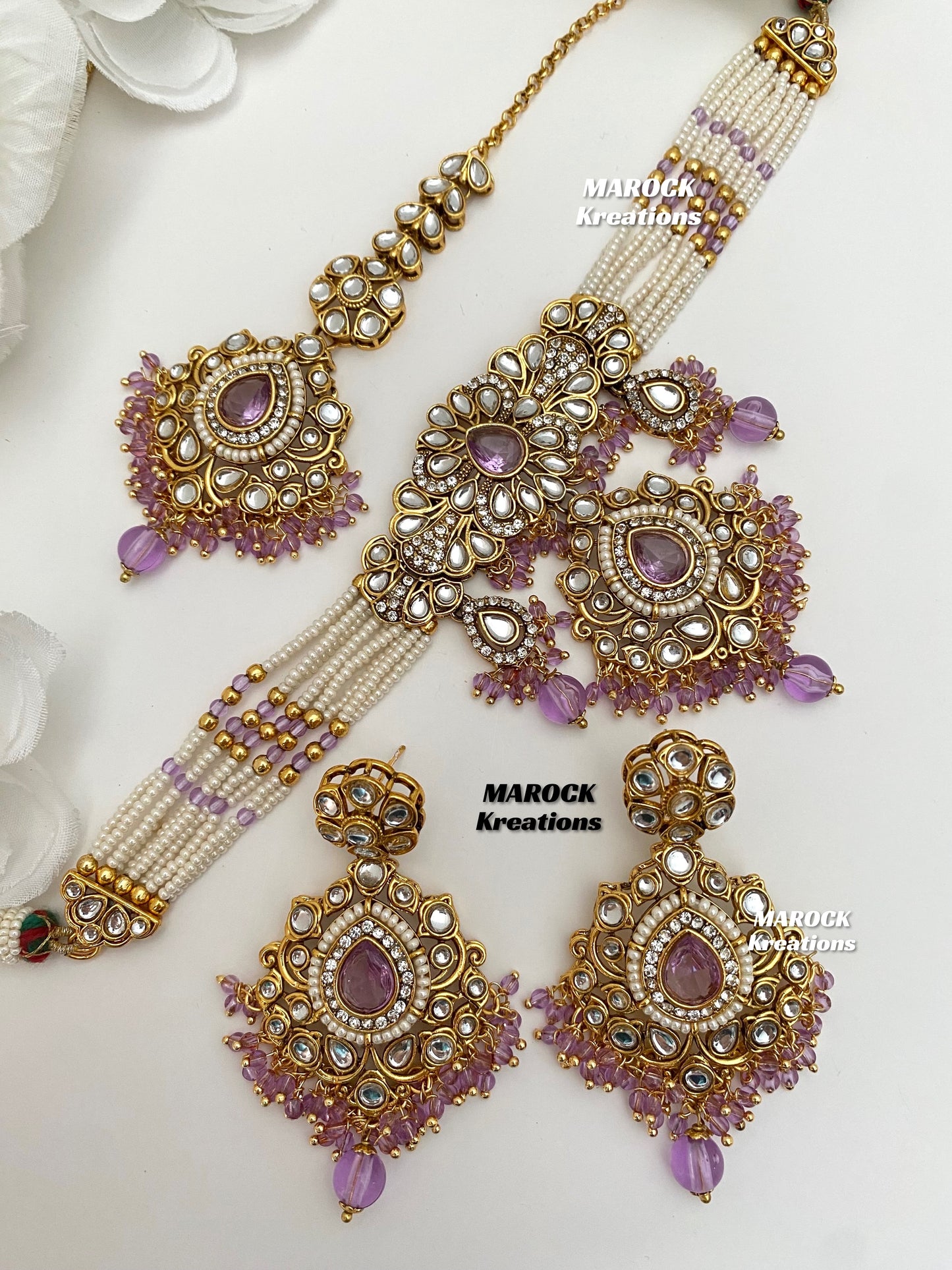 Mahima Premium Quality Kundan Choker set
