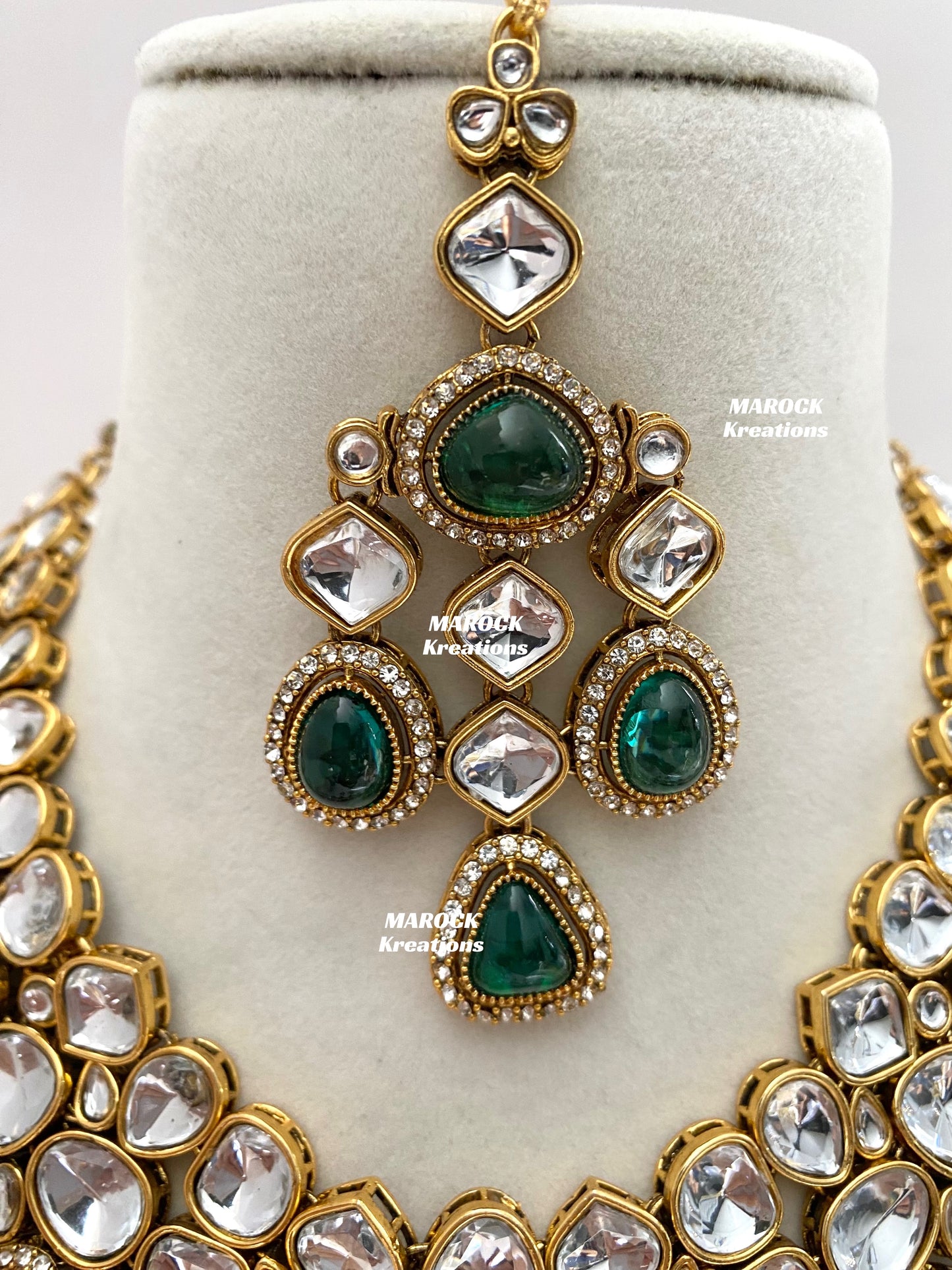 Patriza Sabyasachi inspired Premium Quality Kundan Statement Necklace set