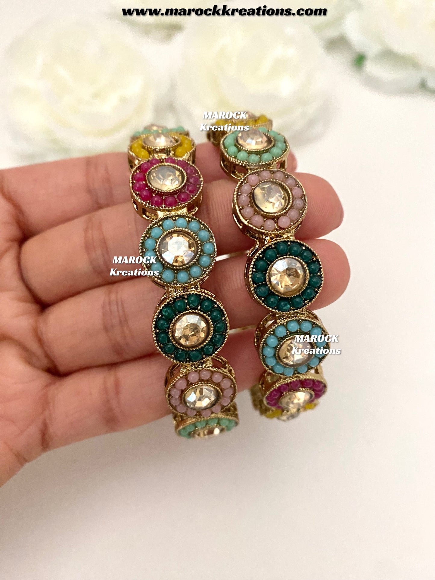 Antique Polki Bangles/Kade