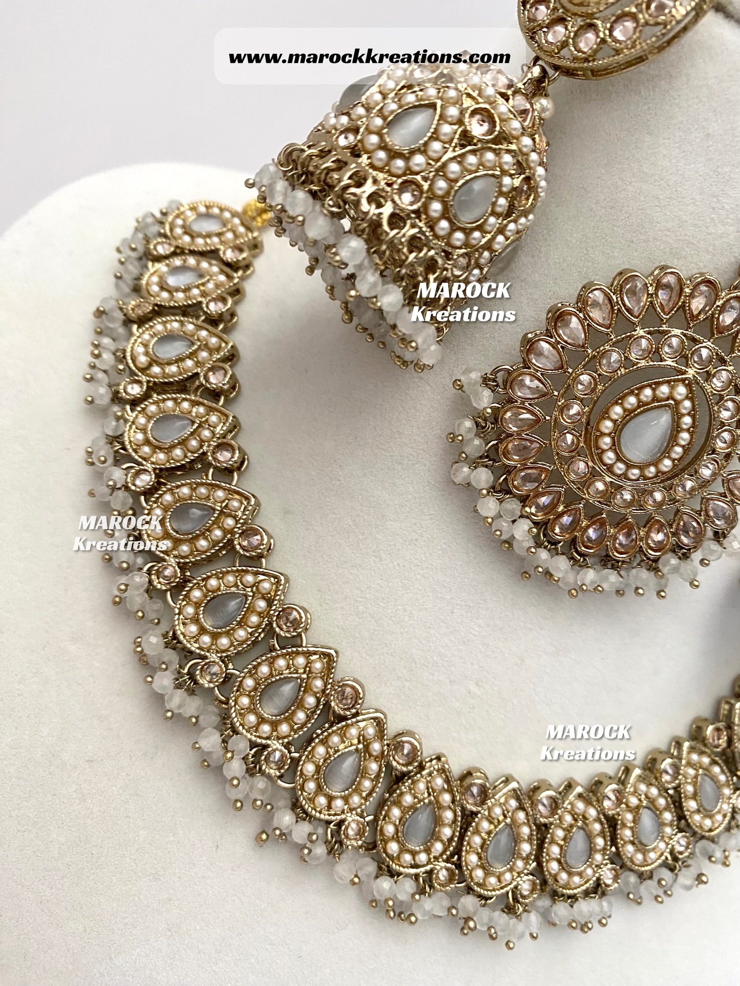 Tina Antique Polki Necklace set