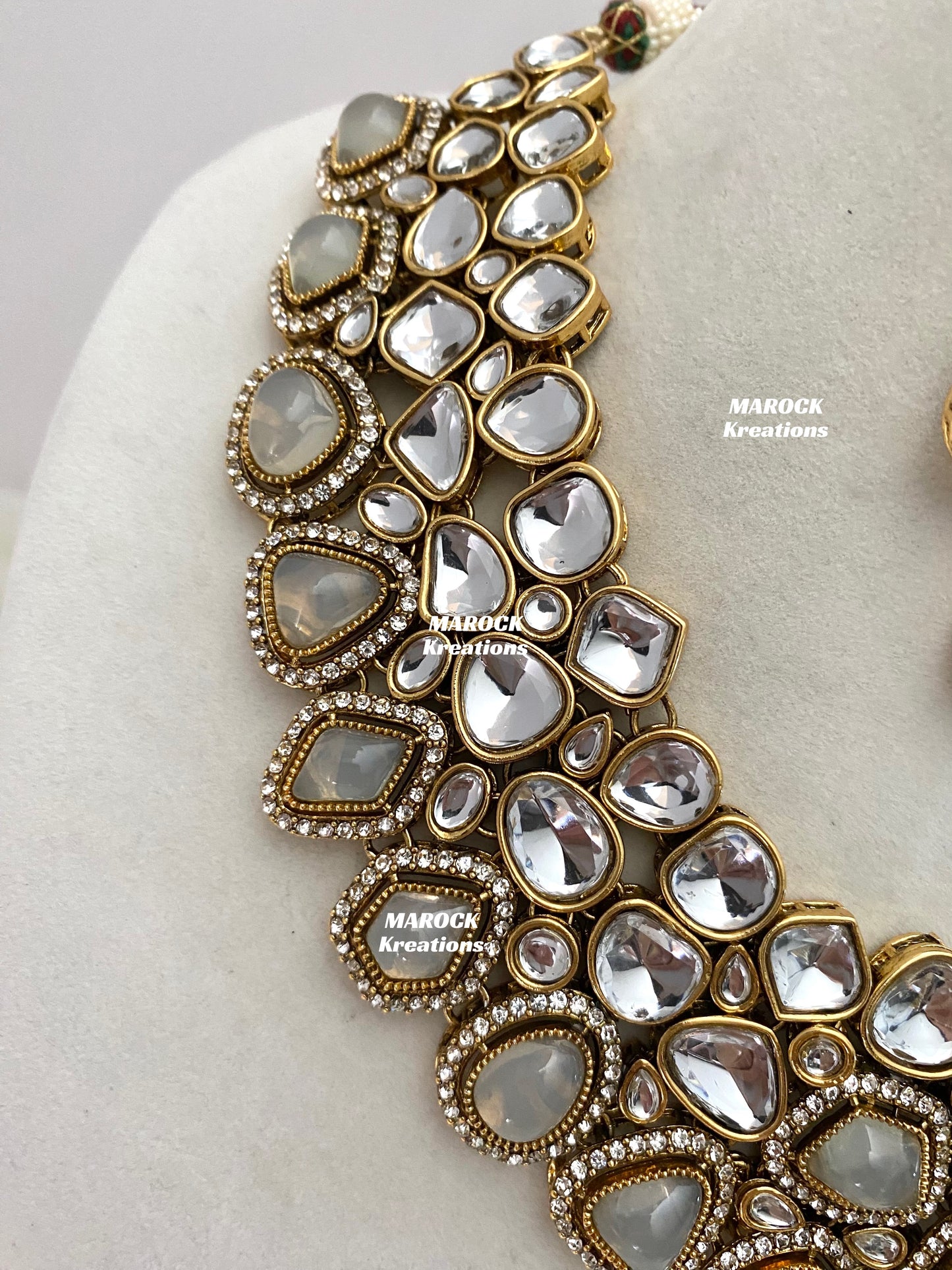 Patriza Sabyasachi inspired Premium Quality Kundan Statement Necklace set
