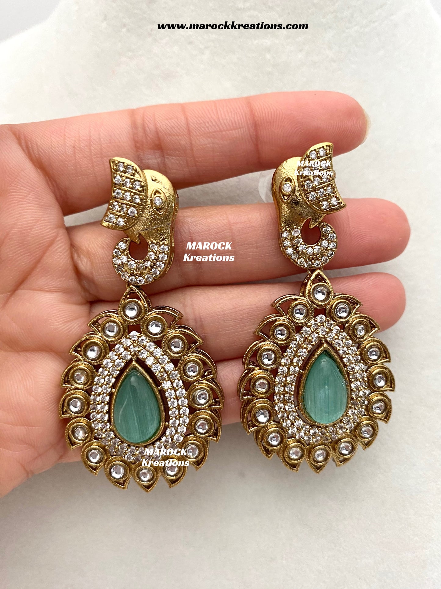 Eshita Sabyasachi inspired Premium Quality Moissanite Kundan Statement Necklace set
