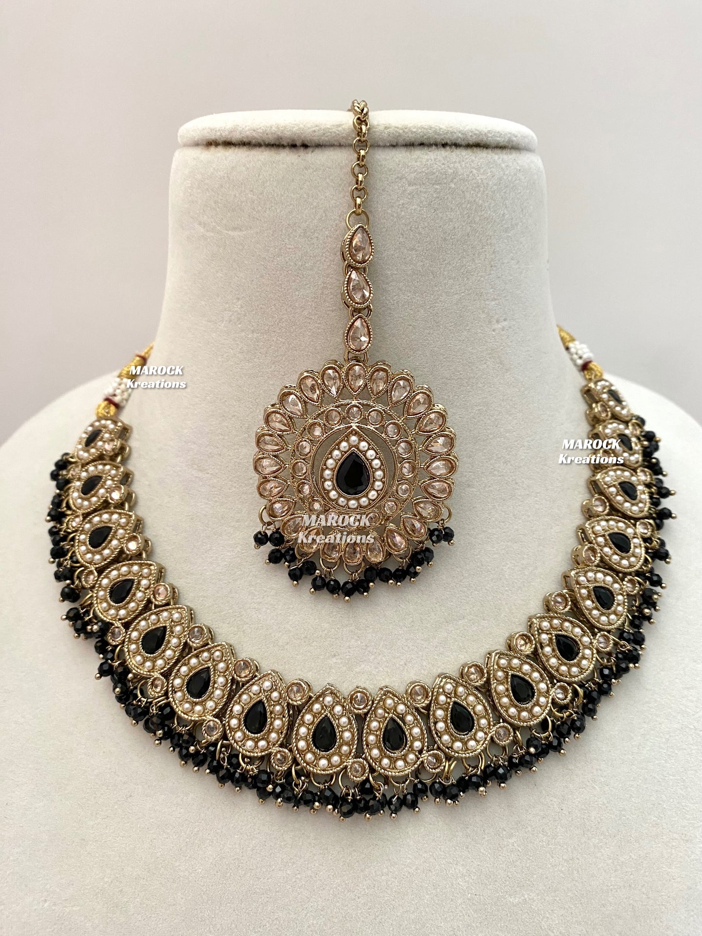 Tina Antique Polki Necklace set