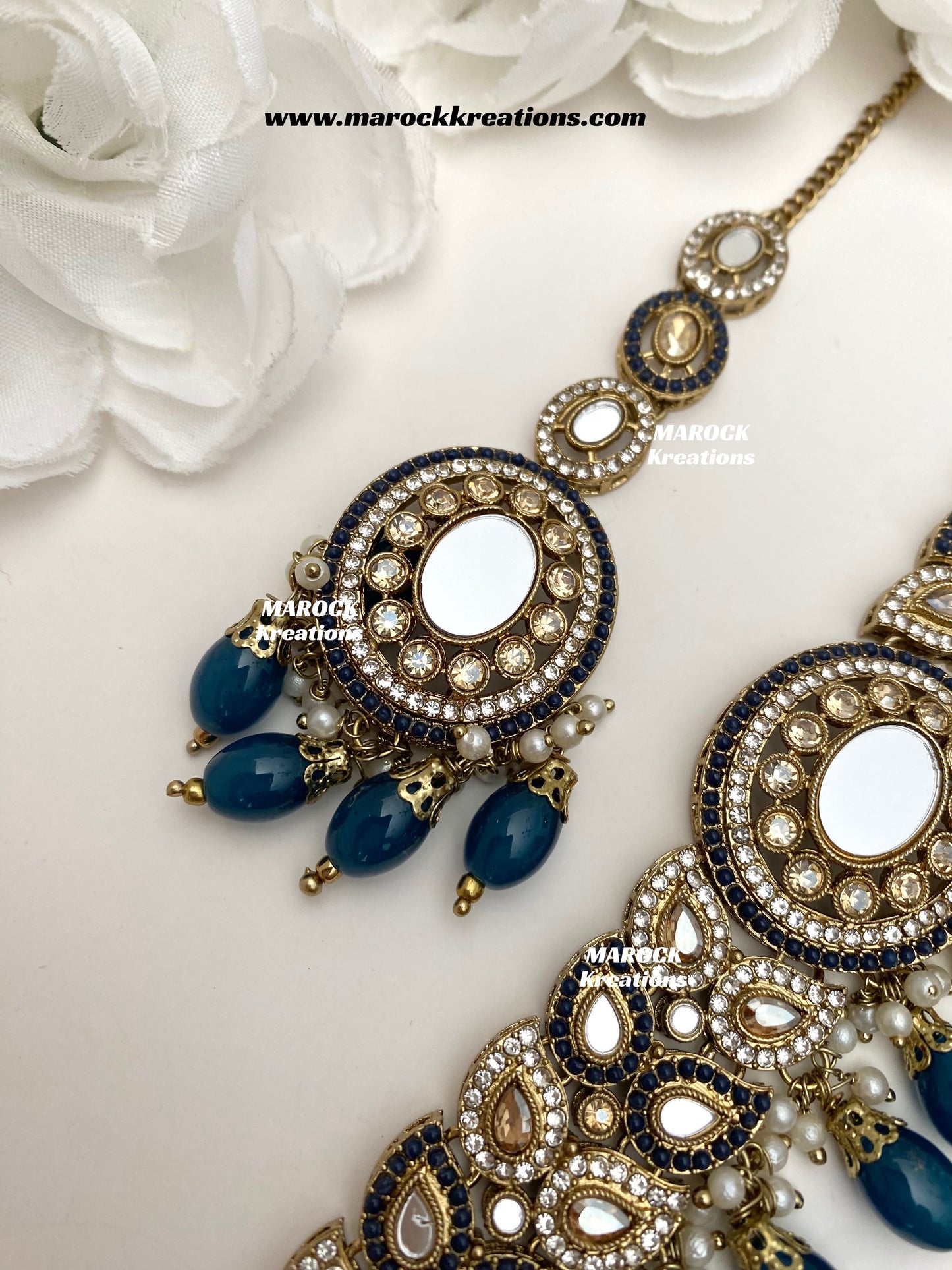 Resmin Premium Quality Mirror Choker set