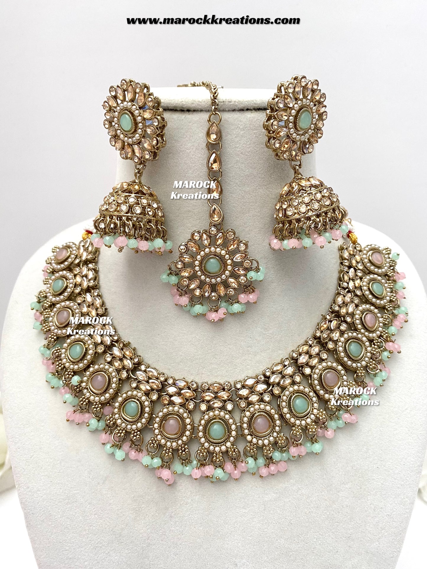 Sameera Polki Necklace set