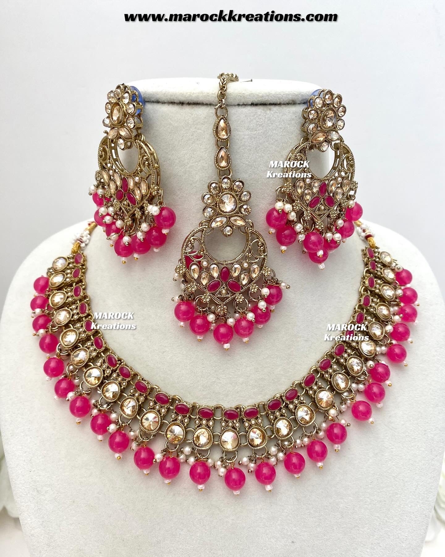 Shefa Polki Necklace set