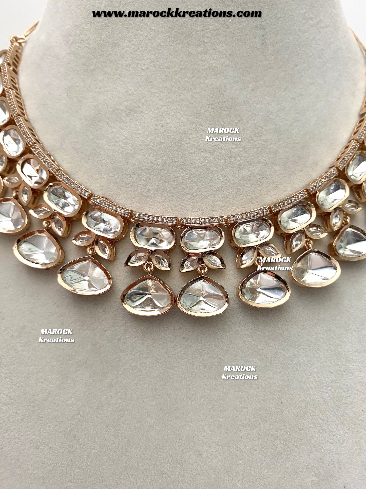 Mitzi Tyani inspired Premium Quality Kundan Necklace set