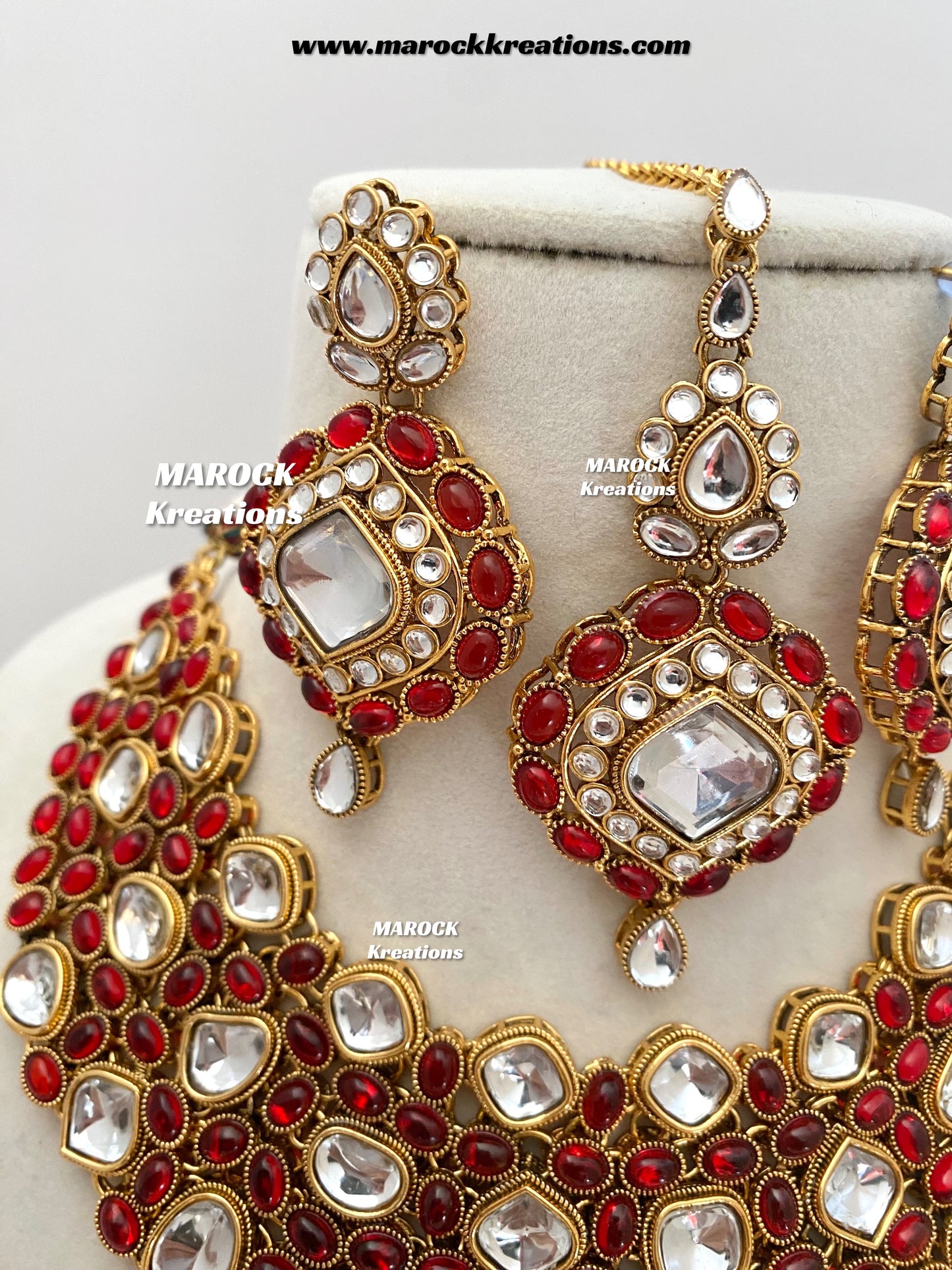 Roksana Sabyasachi inspired Premium Quality Kundan Statement Necklace set