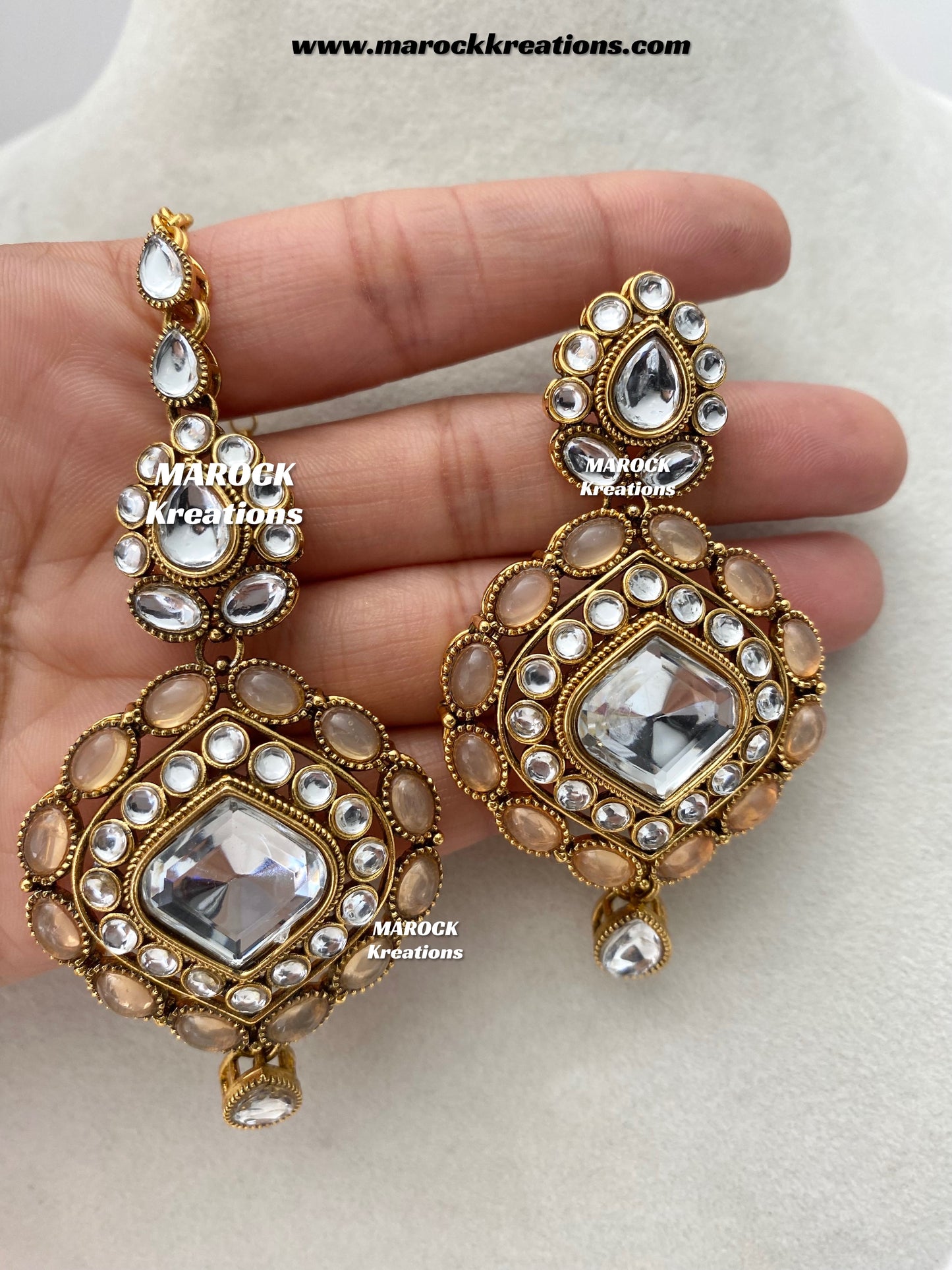 Roksana Sabyasachi inspired Premium Quality Kundan Statement Necklace set