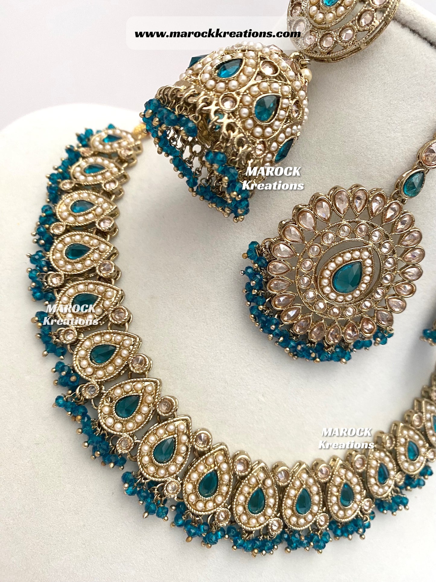 Tina Antique Polki Necklace set