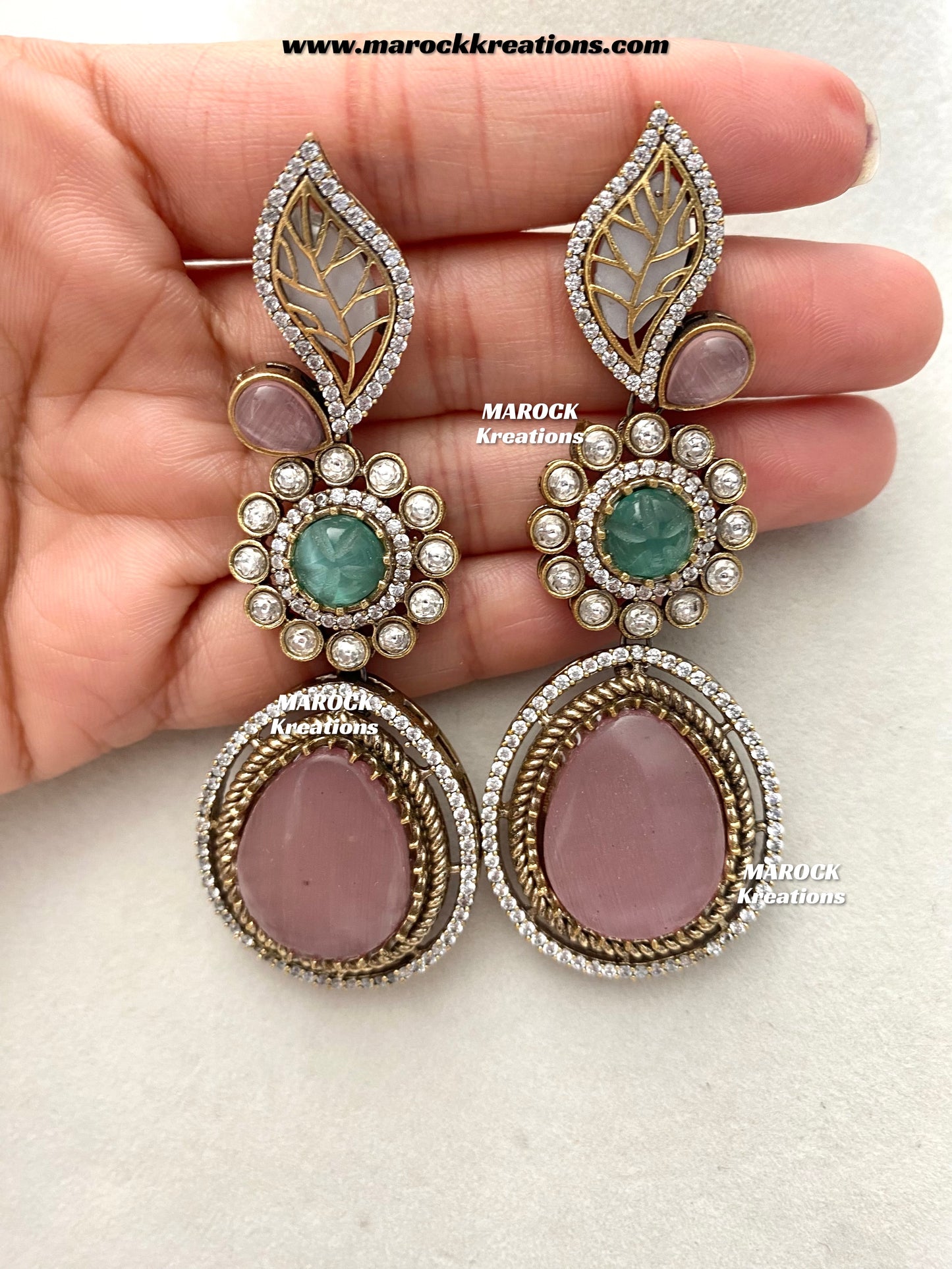 Angela Sabyasachi inspired Premium Quality Moissanite Kundan Necklace set