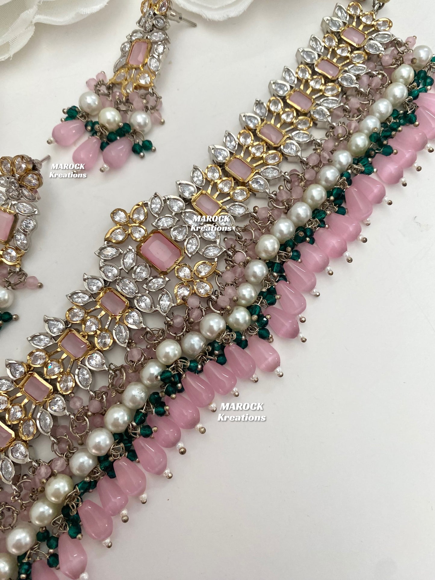 Mary Premium Quality Tyani inspired Kundan Choker set
