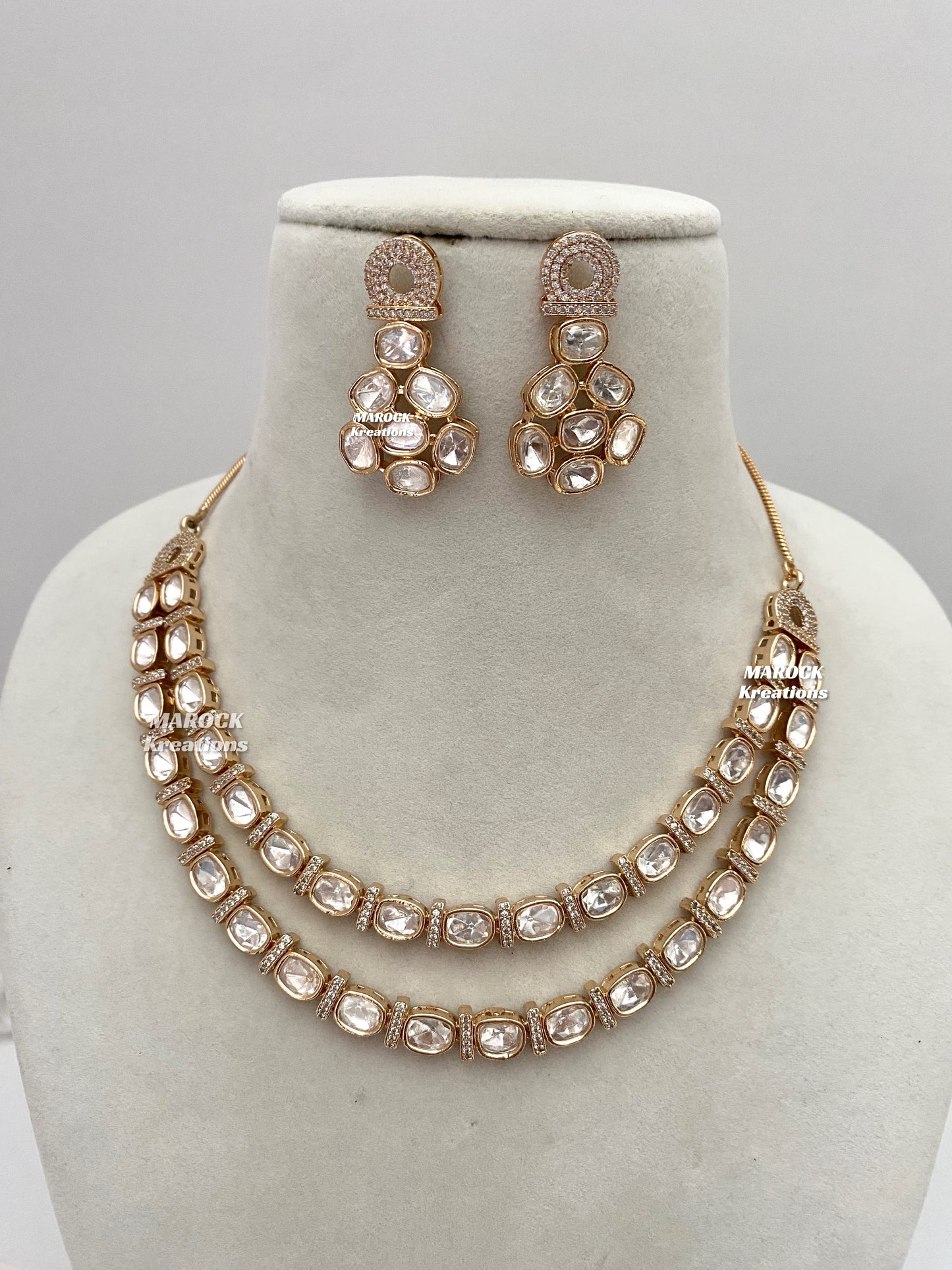 Shail Tyani inspired Premium Quality Kundan Necklace set
