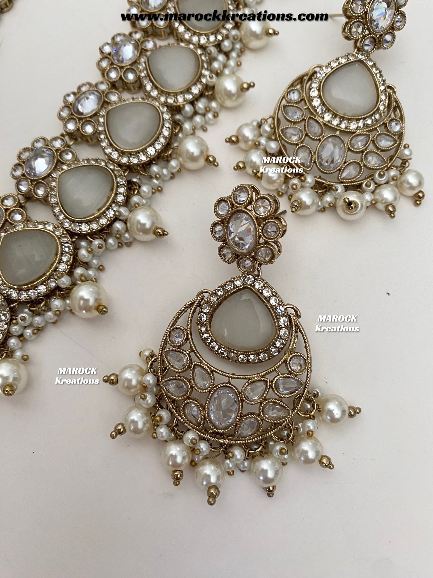 Kinjal Premium Quality Polki and Monalisa Statement Choker set