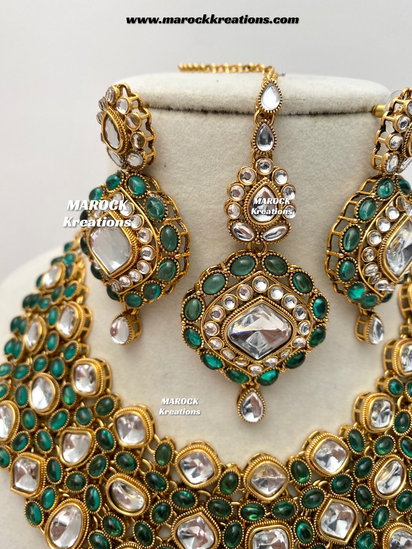 Roksana Sabyasachi inspired Premium Quality Kundan Statement Necklace set