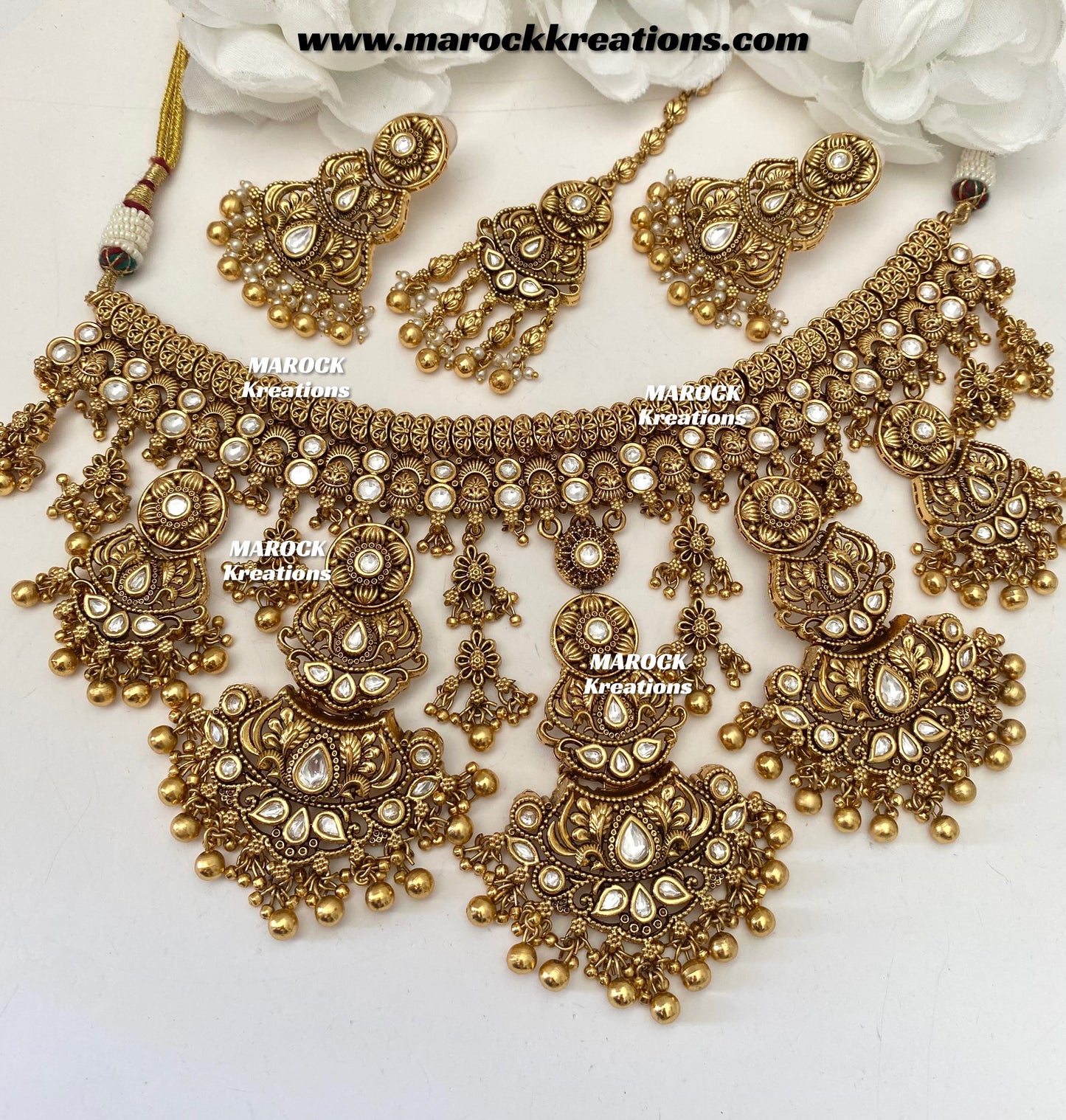 Shannon Premium Quality Gold Plated Bridal set