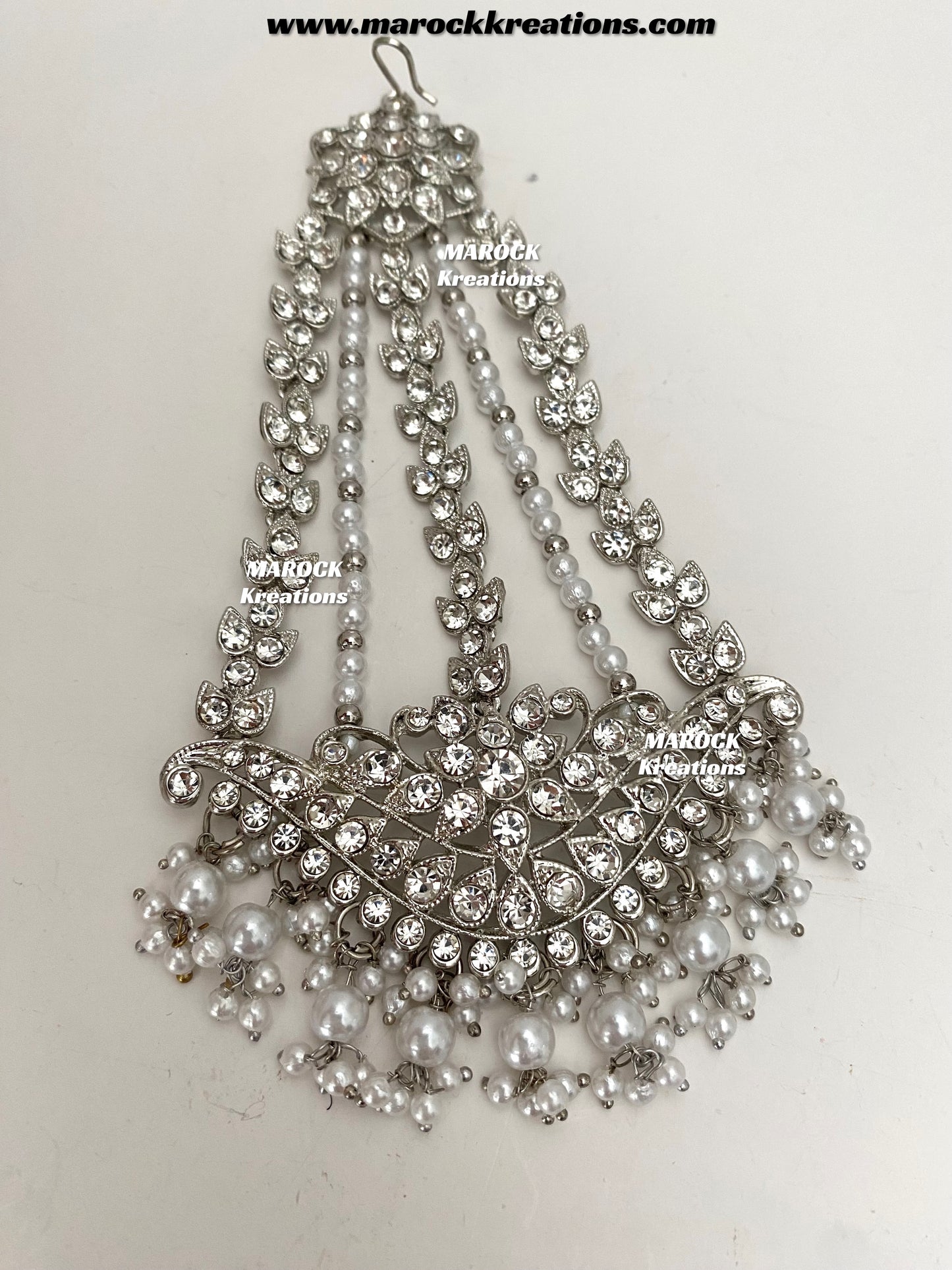 Sarwat Premium Quality Pakistani Silver Bridal set/bridal jewelry