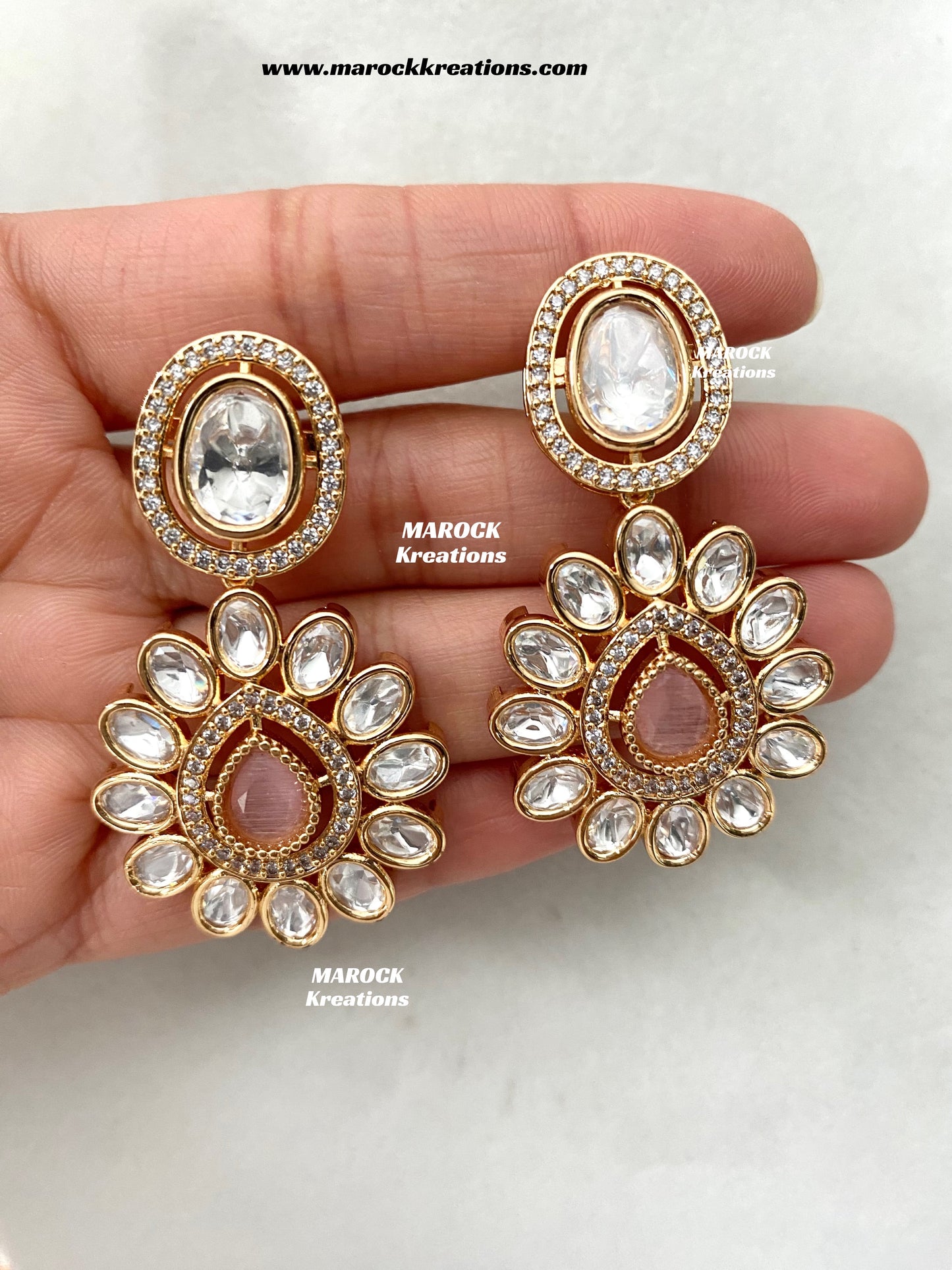 Mariam Tyani inspired Premium Quality Kundan Necklace set