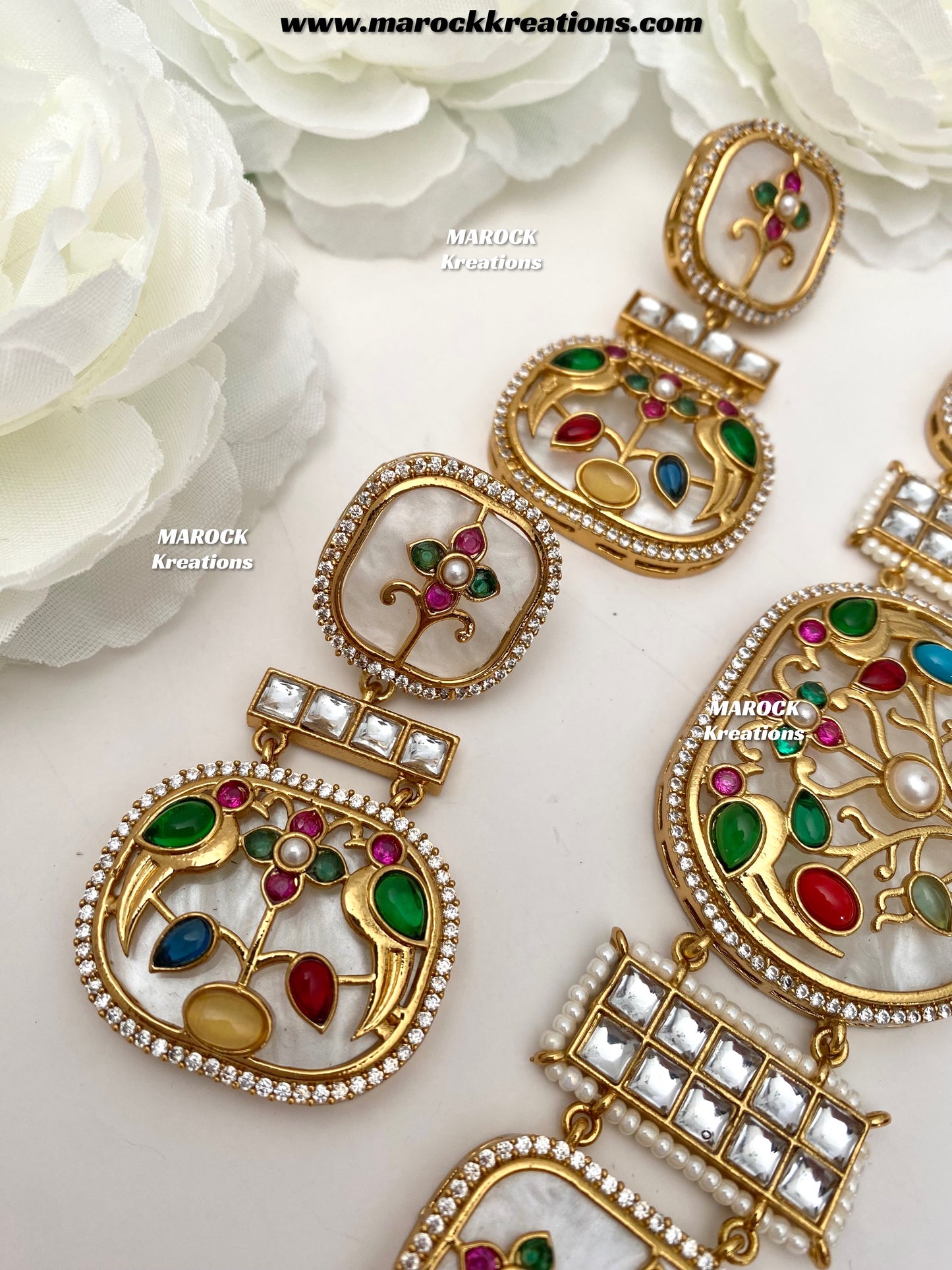 Swati Premium Quality sabyasachi inspired Statement kundan choker set