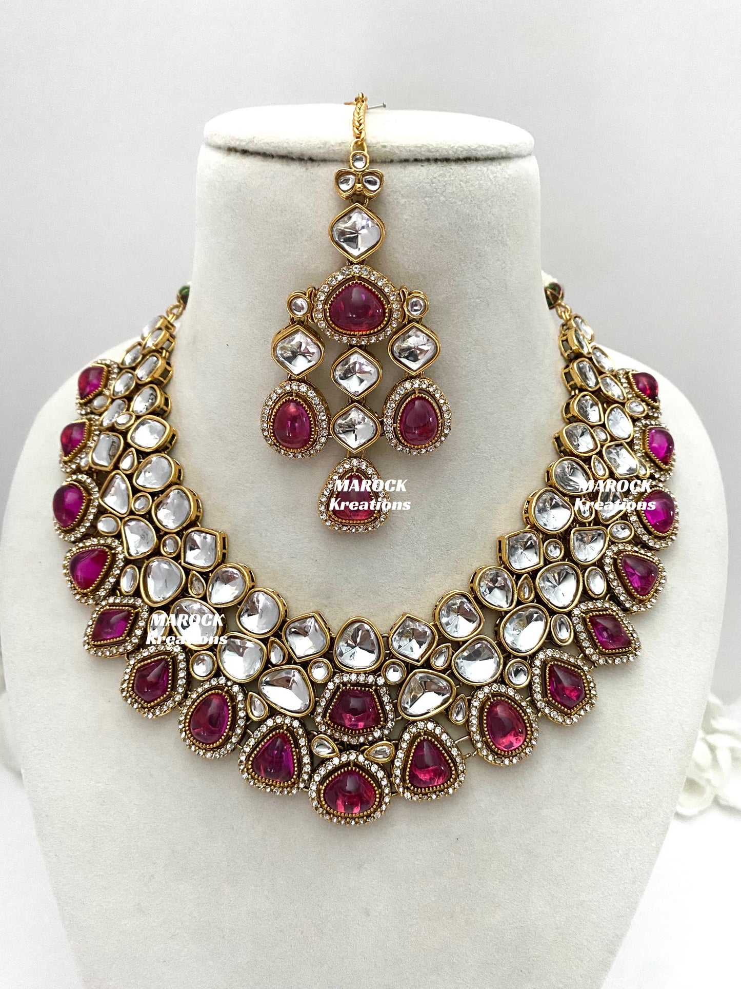 Patriza Sabyasachi inspired Premium Quality Kundan Statement Necklace set