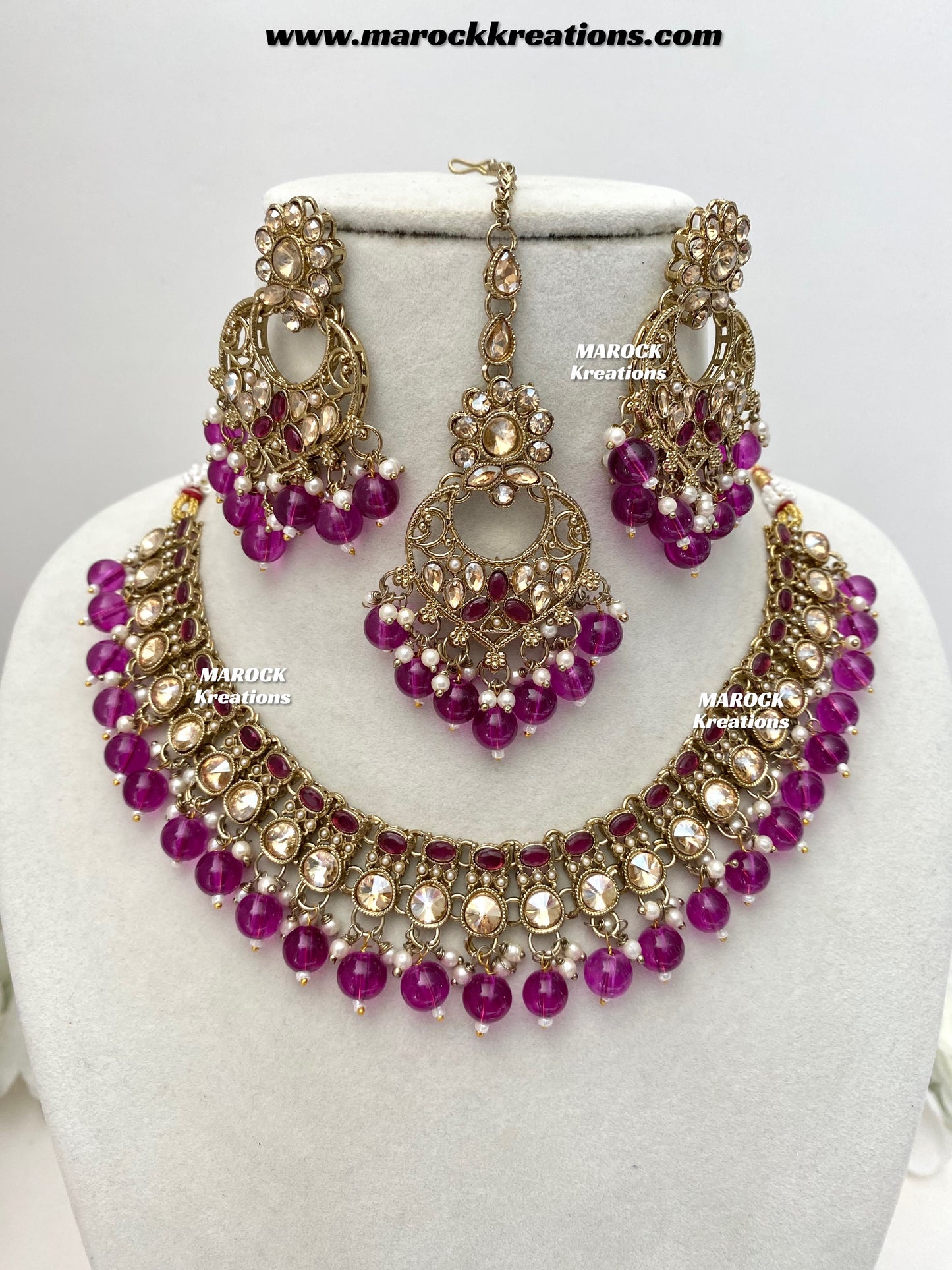 Shefa Polki Necklace set