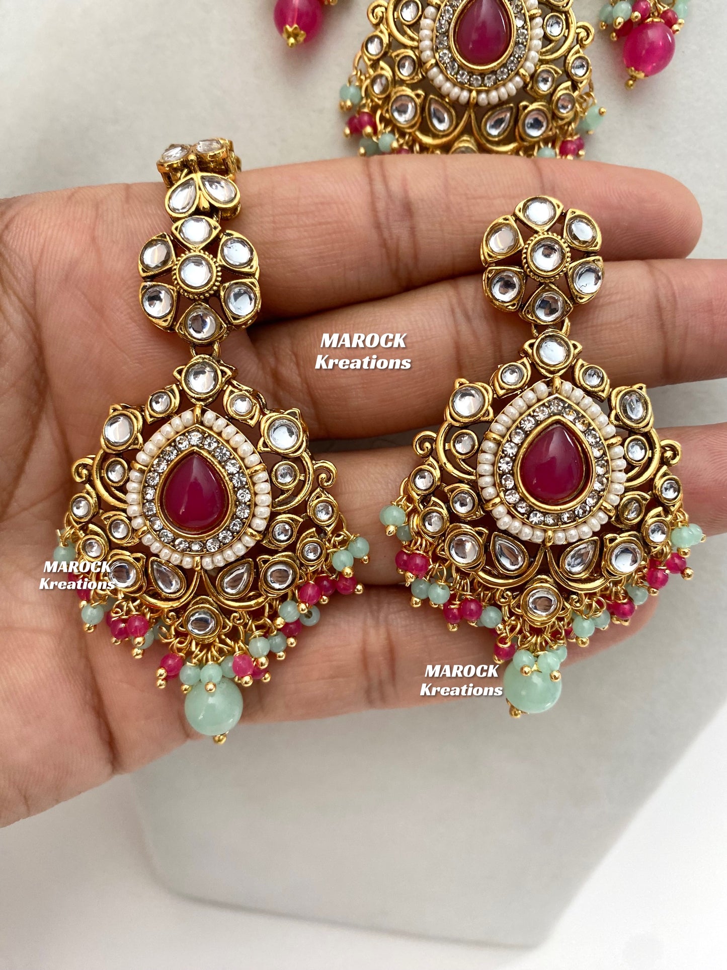 Mahima Premium Quality Kundan Choker set
