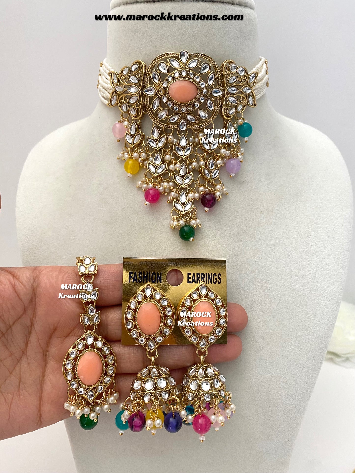 Krupa Kundan Choker set