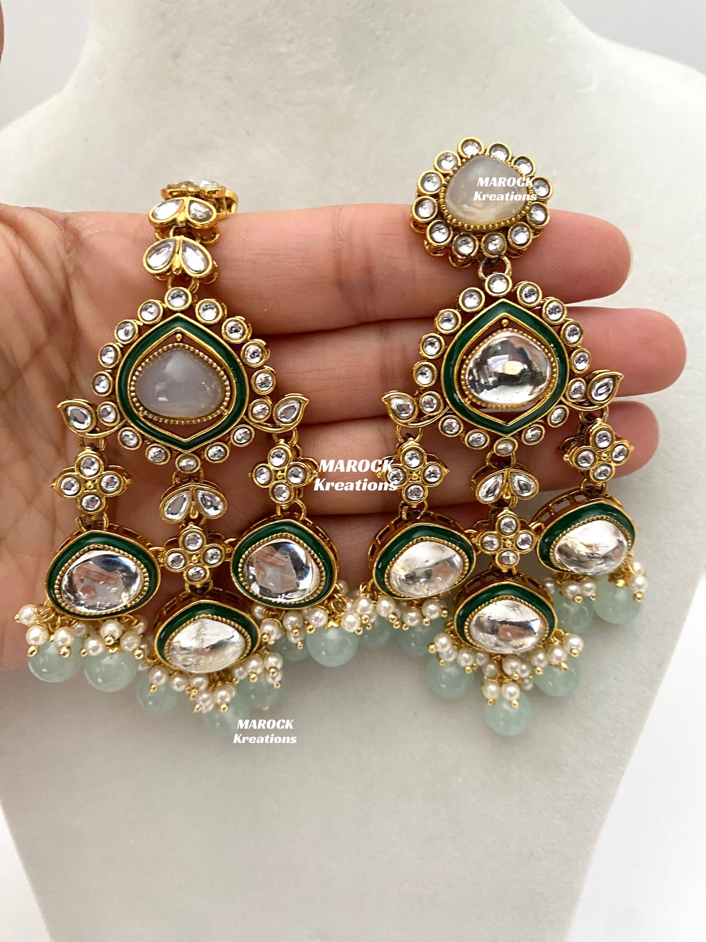 Connie Premium Quality Statement Kundan Necklace/Bridal set
