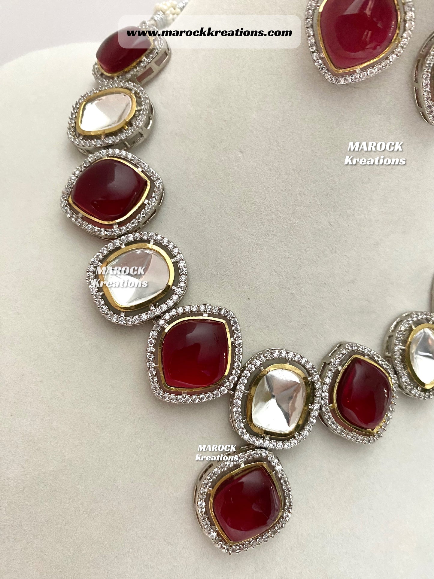 Premium Quality uncut Kundan Necklace set