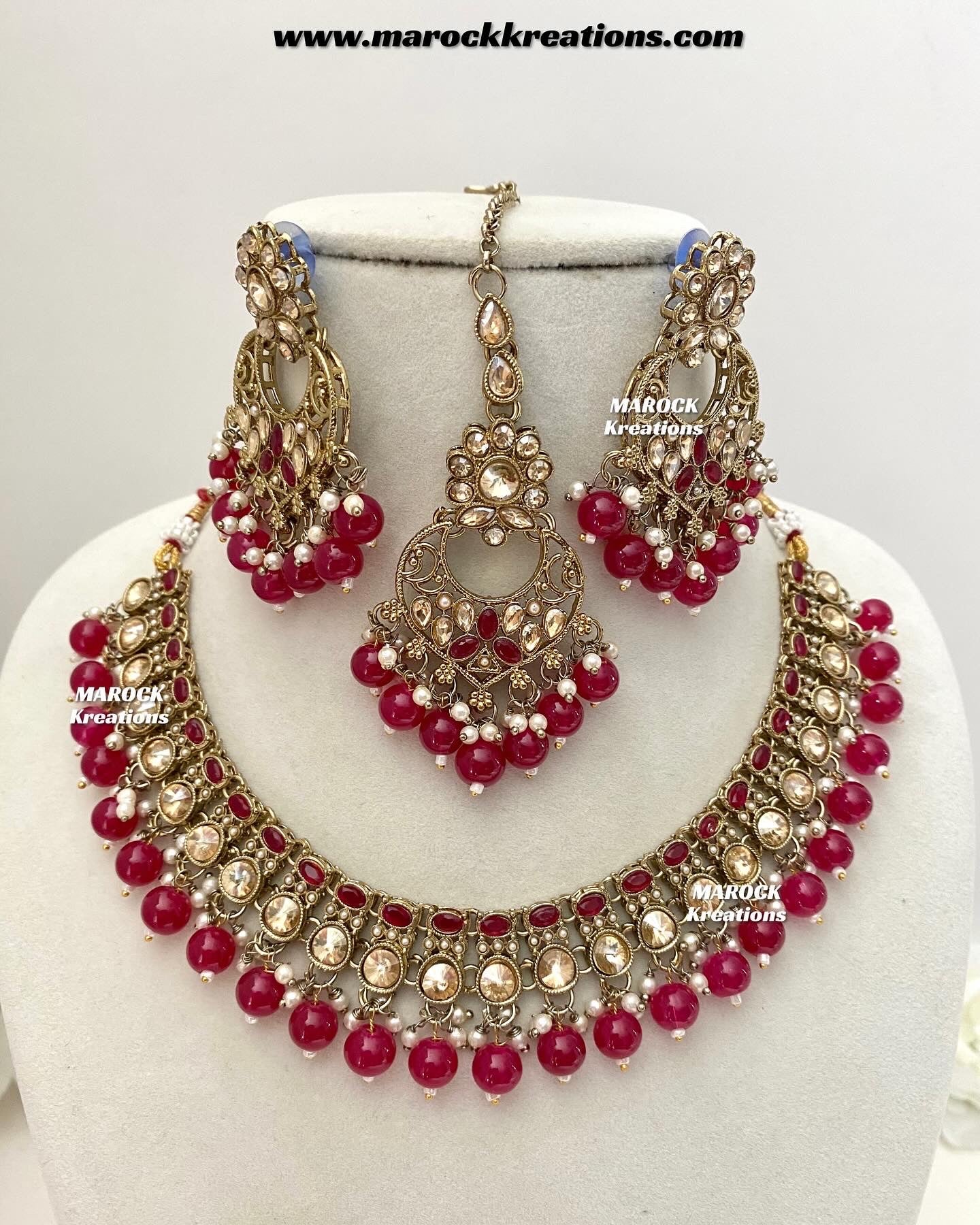 Shefa Polki Necklace set